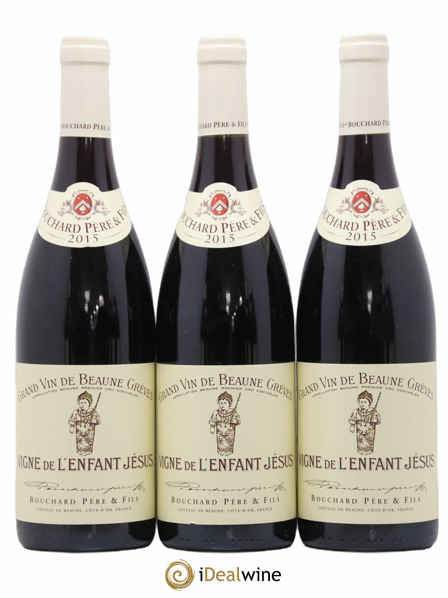 Beaune 1er Cru Grèves - Vigne de l'Enfant Jésus Bouchard Père & Fils 2015 - Lot de 6 bouteilles - 2