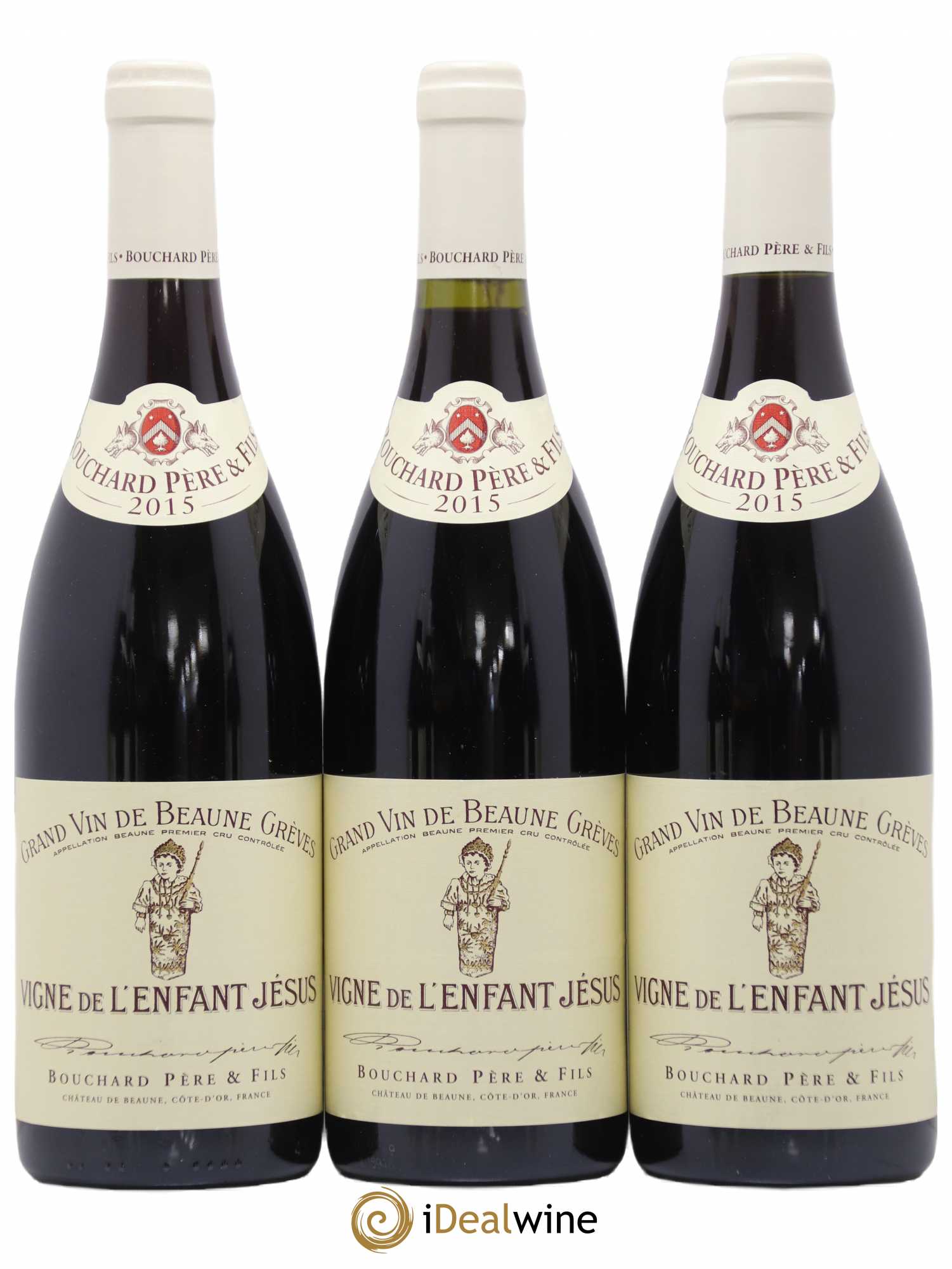 Beaune 1er Cru Grèves - Vigne de l'Enfant Jésus Bouchard Père & Fils 2015 - Lot de 6 bouteilles - 1