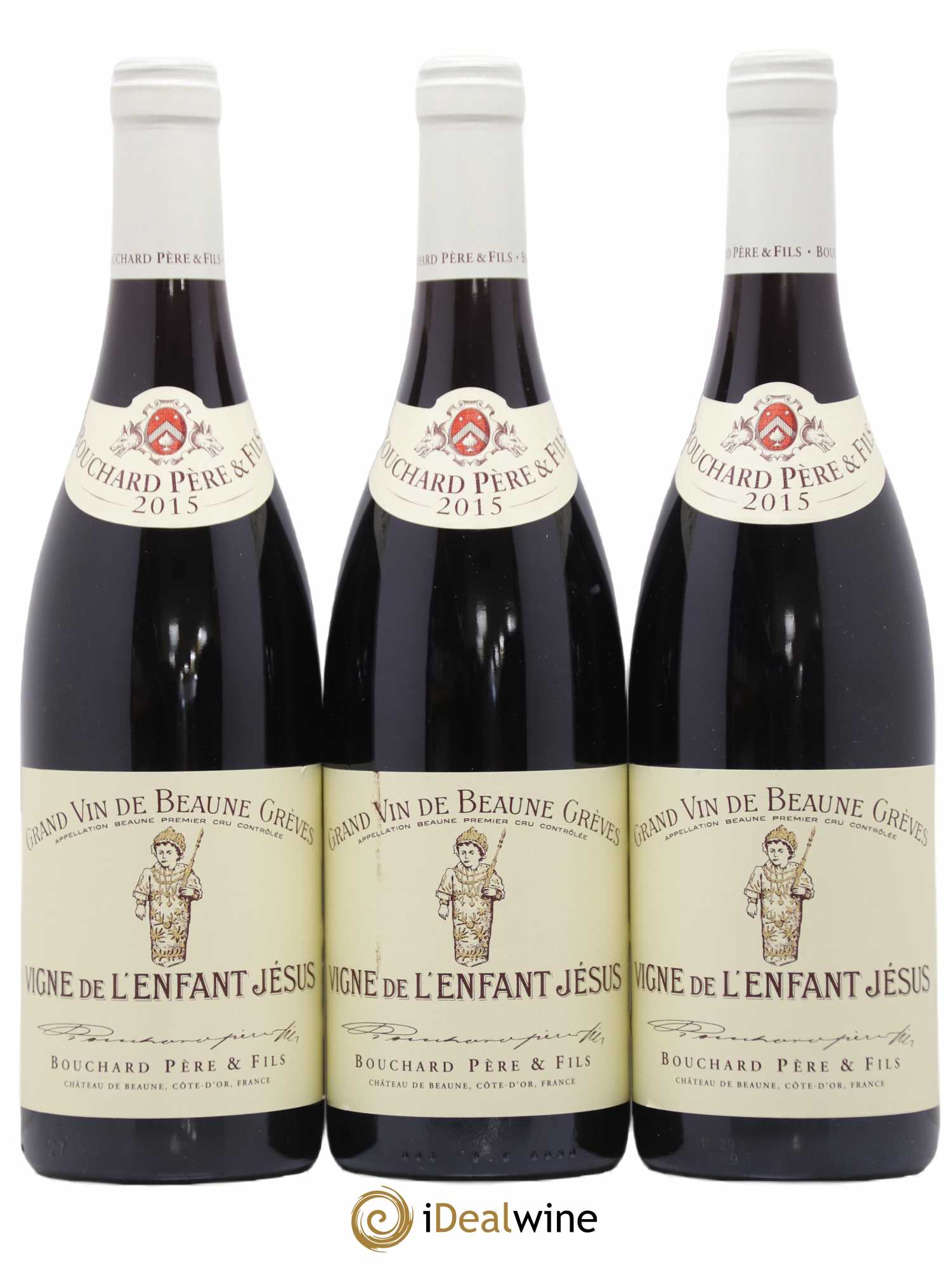 Beaune 1er Cru Grèves - Vigne de l'Enfant Jésus Bouchard Père & Fils 2015 - Lot de 6 bouteilles - 2