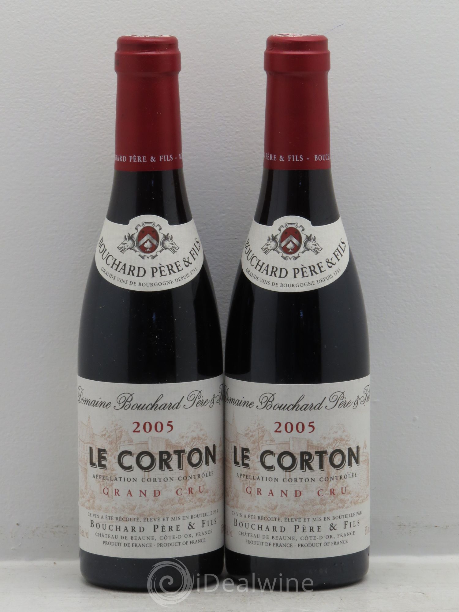 Corton Grand Cru Le Corton Bouchard Père & Fils 2005 - Lot de 2 demi bouteilles - 0