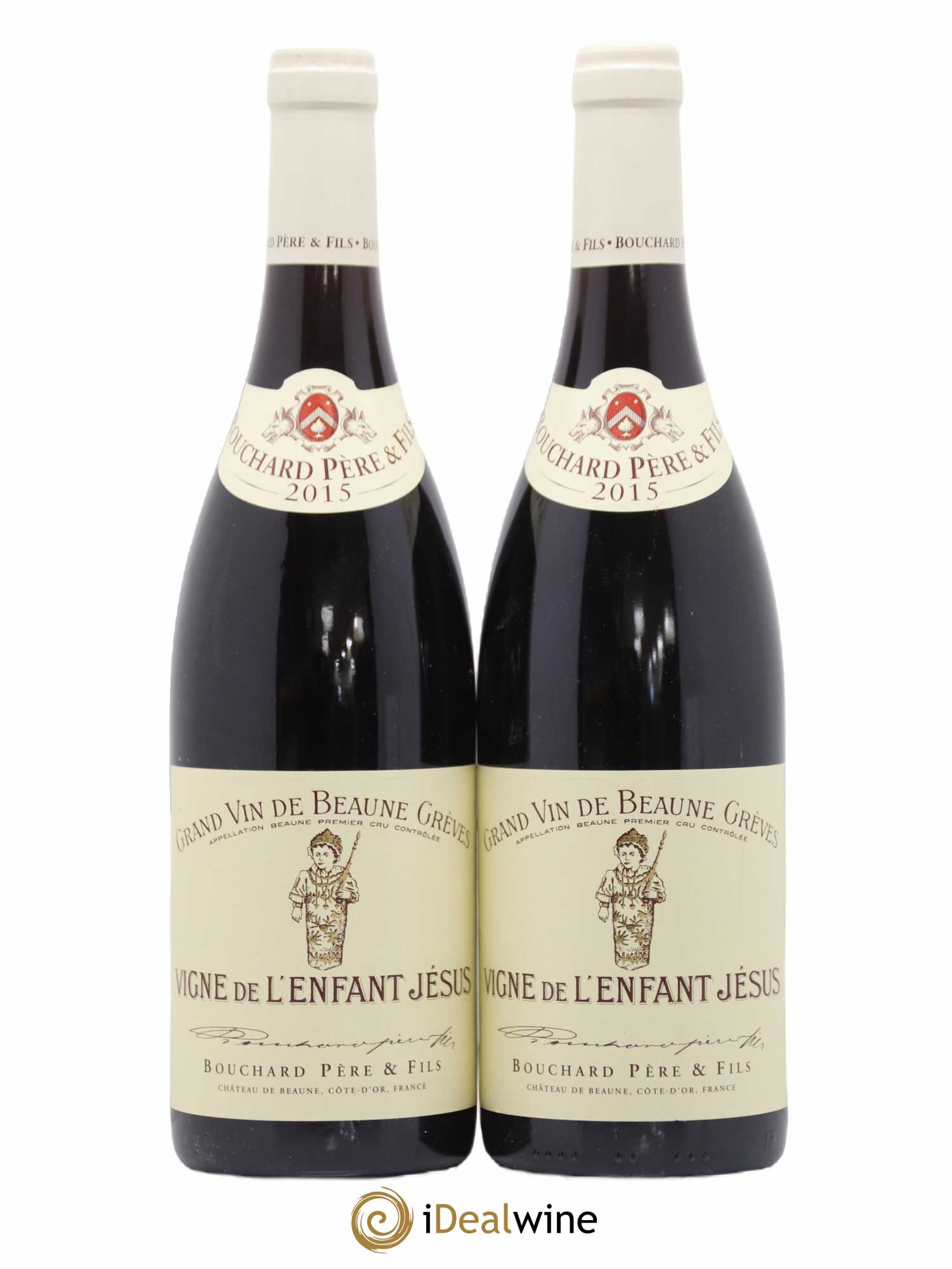 Beaune 1er Cru Grèves - Vigne de l'Enfant Jésus Bouchard Père & Fils 2015 - Lot de 2 bouteilles - 0