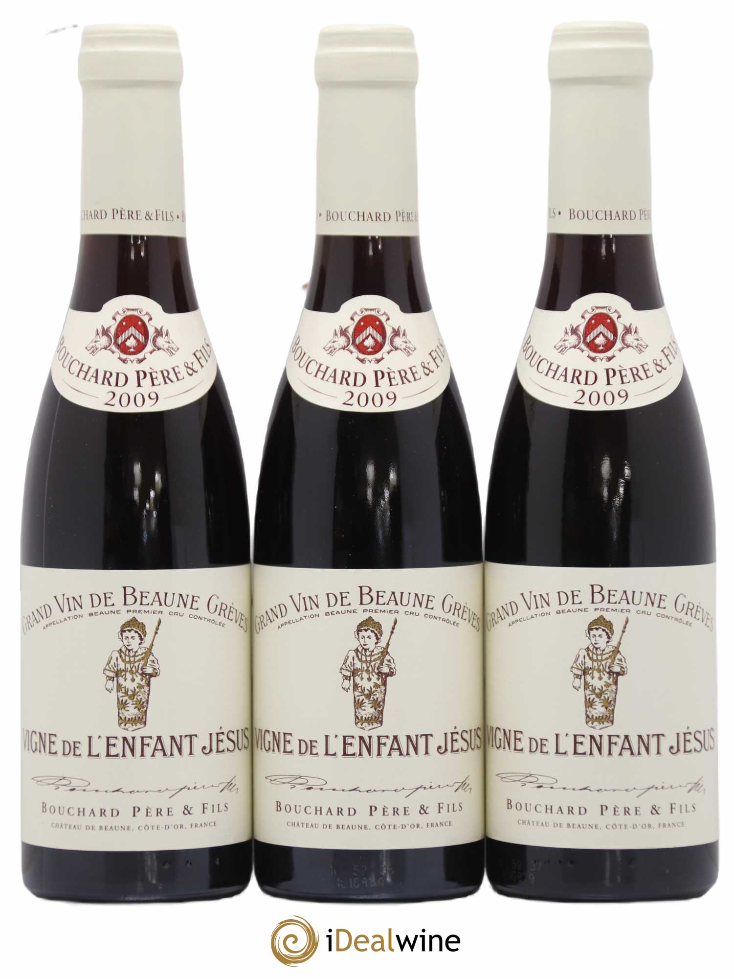 Beaune 1er Cru Grèves - Vigne de l'Enfant Jésus Bouchard Père & Fils 2009 - Lot de 6 demi bouteilles - 1