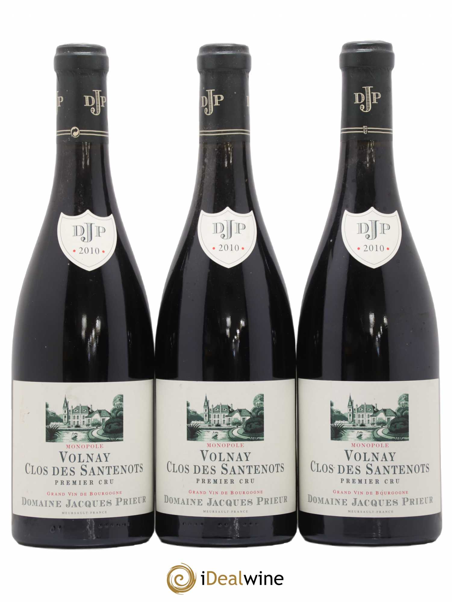 Volnay 1er Cru Santenots Jacques Prieur (Domaine) 2010 - Lot de 3 bouteilles - 0