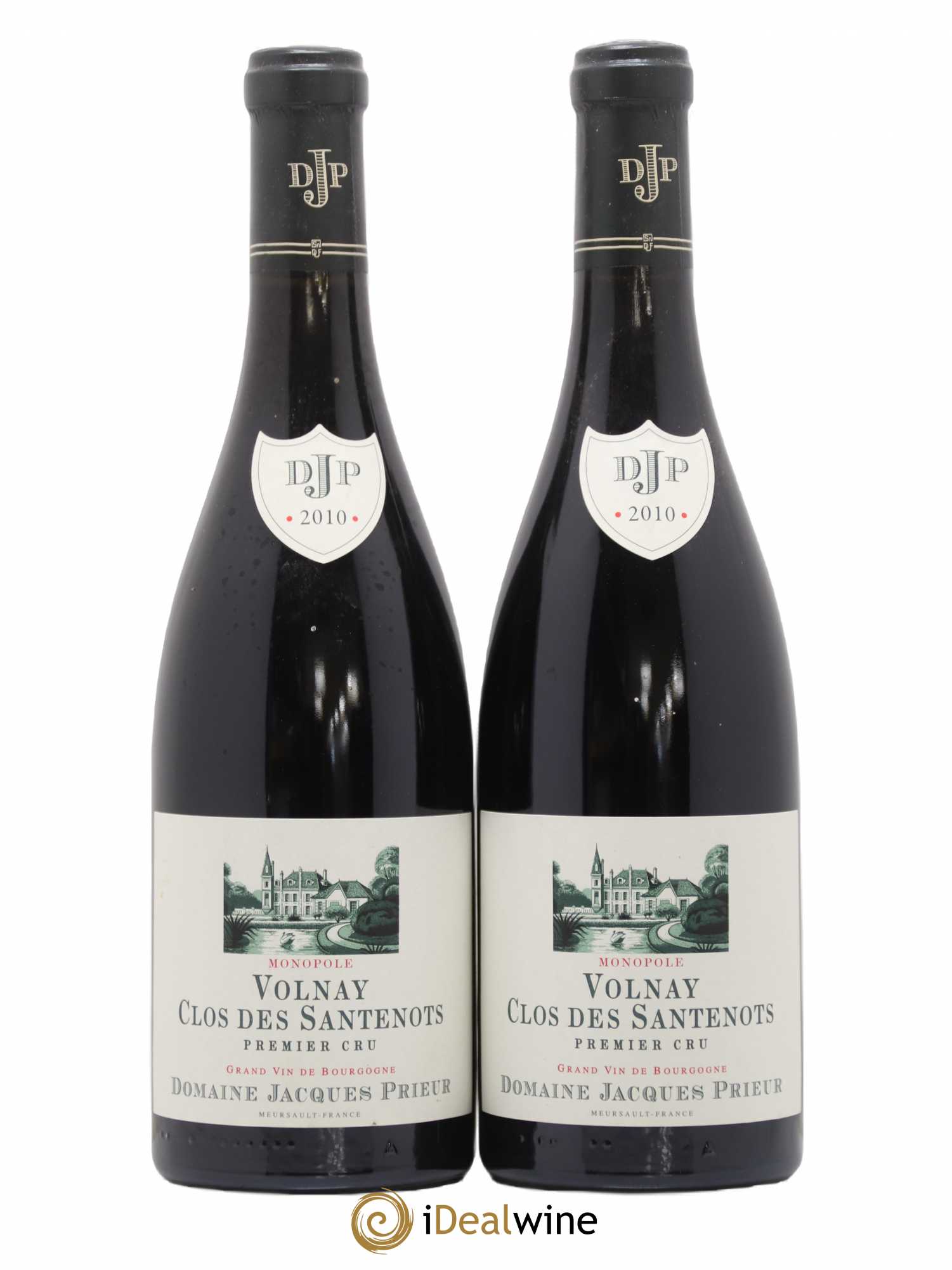Volnay 1er Cru Santenots Jacques Prieur (Domaine) 2010 - Lot de 2 bouteilles - 0