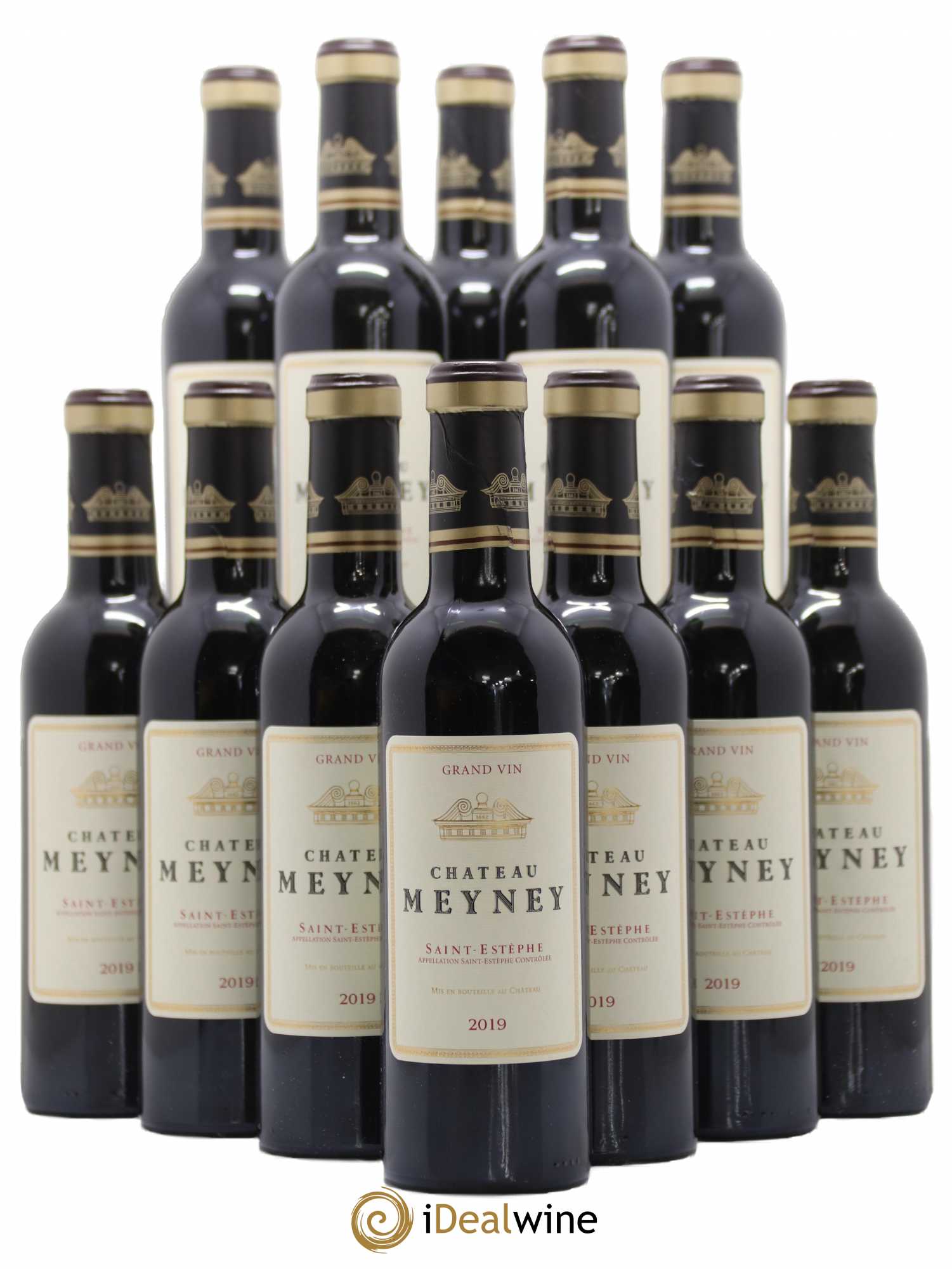 Château Meyney 2019 - Lot de 12 demi bouteilles - 0