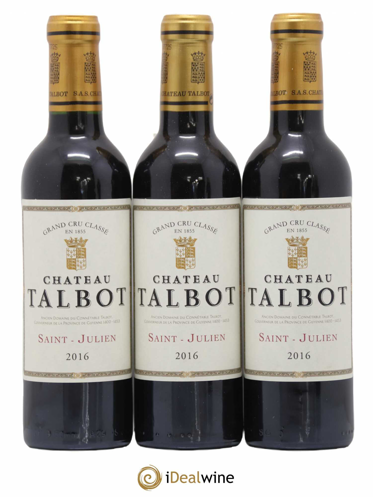 Château Talbot 4ème Grand Cru Classé 2016 - Lot de 12 demi bouteilles - 3