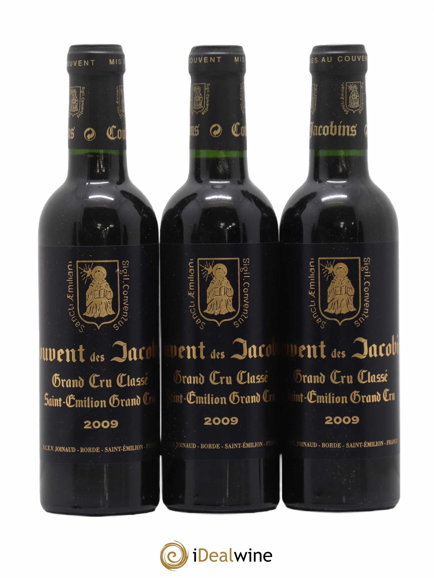 Château Couvent des Jacobins Grand Cru Classé 2009 - Lot de 6 demi bouteilles - 1