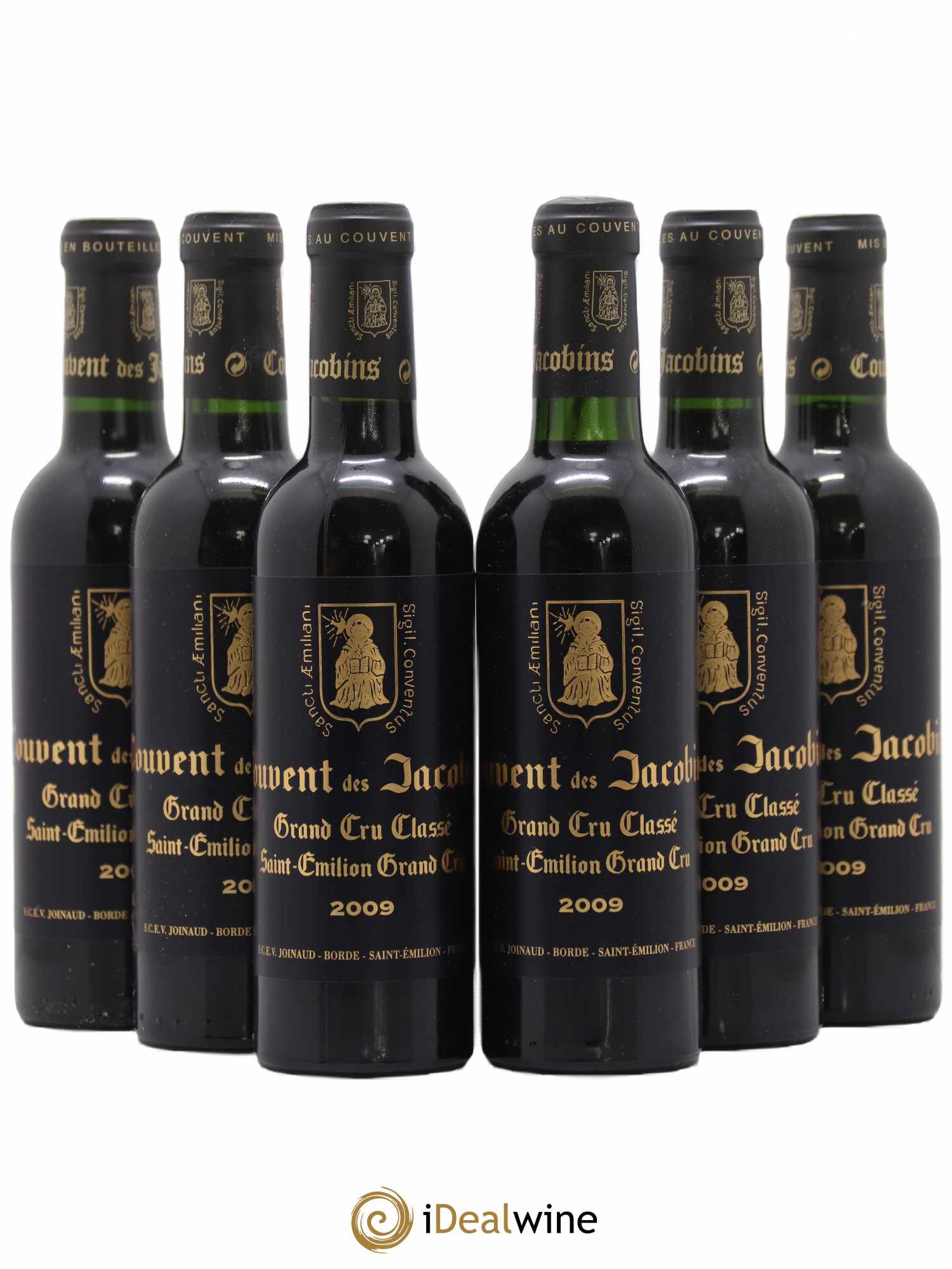 Château Couvent des Jacobins Grand Cru Classé 2009 - Lot de 6 demi bouteilles - 0