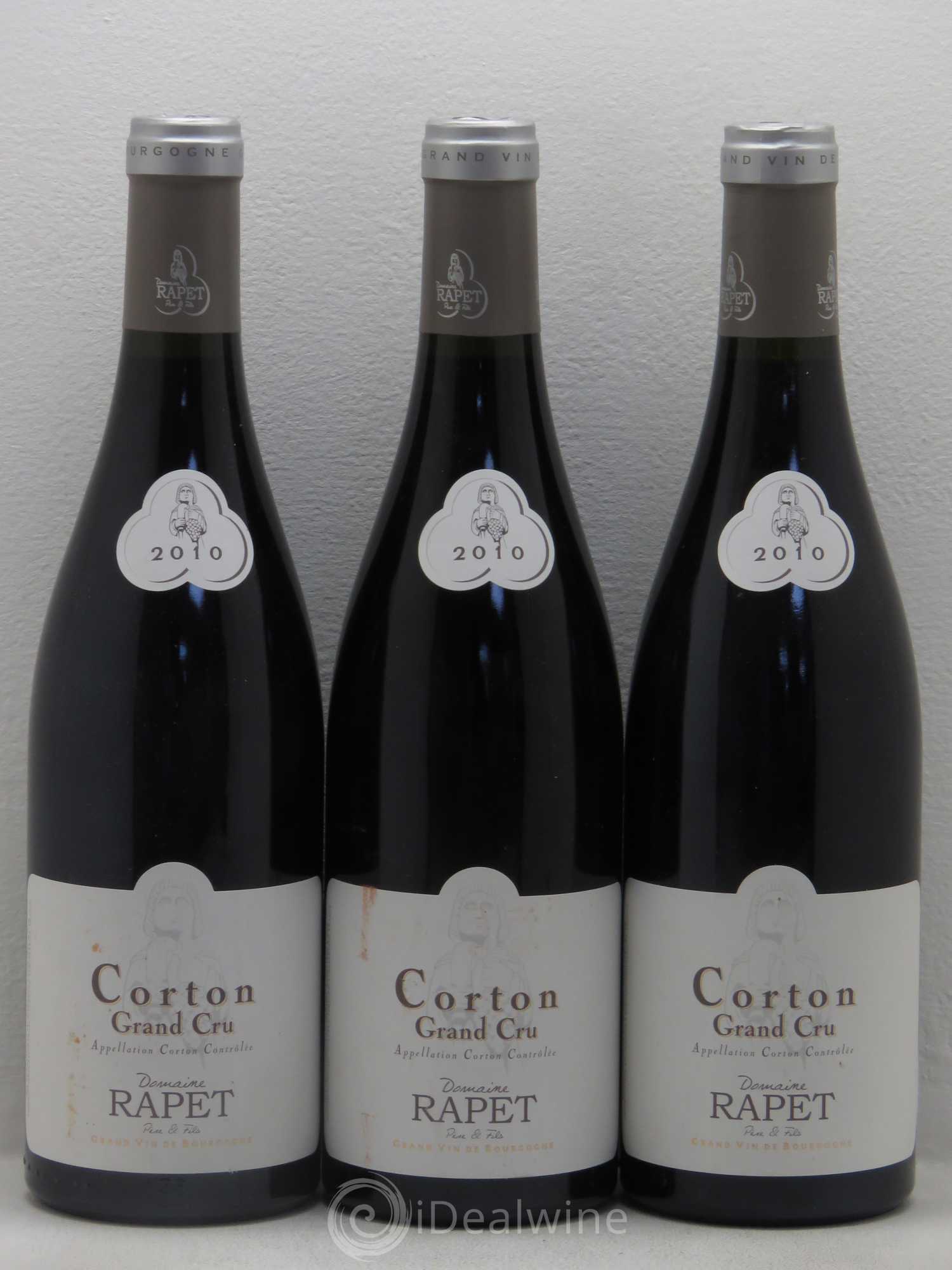 Corton Grand Cru 2010 - Lot de 3 bouteilles - 0