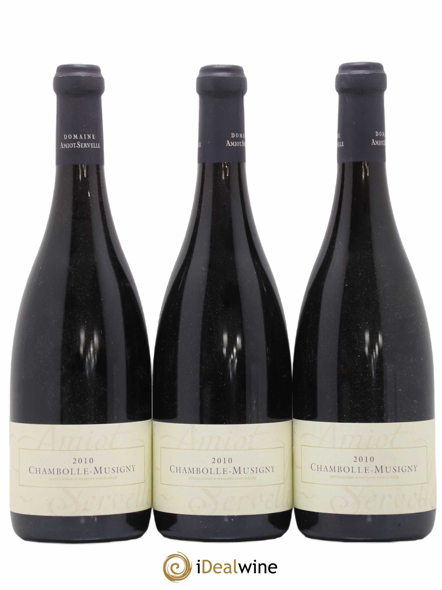 Chambolle-Musigny Amiot-Servelle 2010 - Lot de 3 bouteilles - 0