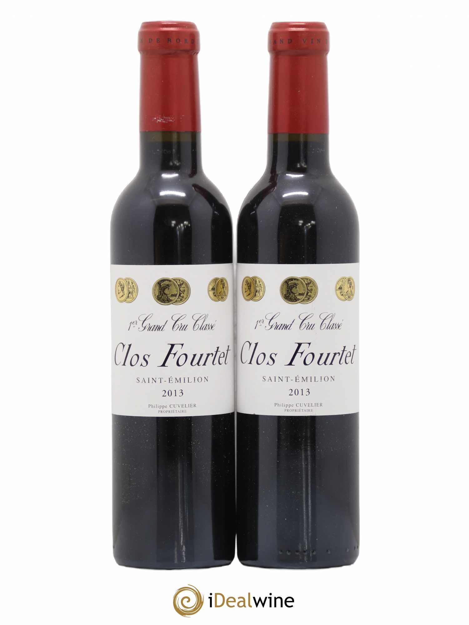 Clos Fourtet 1er Grand Cru Classé B 2013 - Lot de 2 demi bouteilles - 0