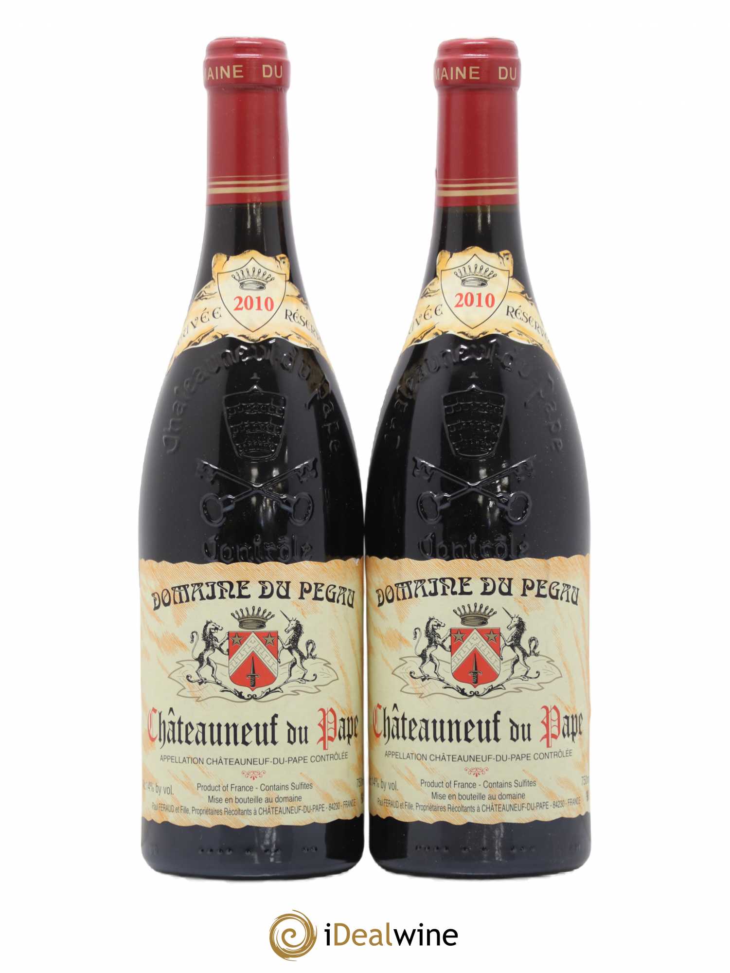 Châteauneuf-du-Pape Domaine du Pégau Cuvée Réservée Paul et Laurence Féraud 2010 - Lot de 2 bouteilles - 0