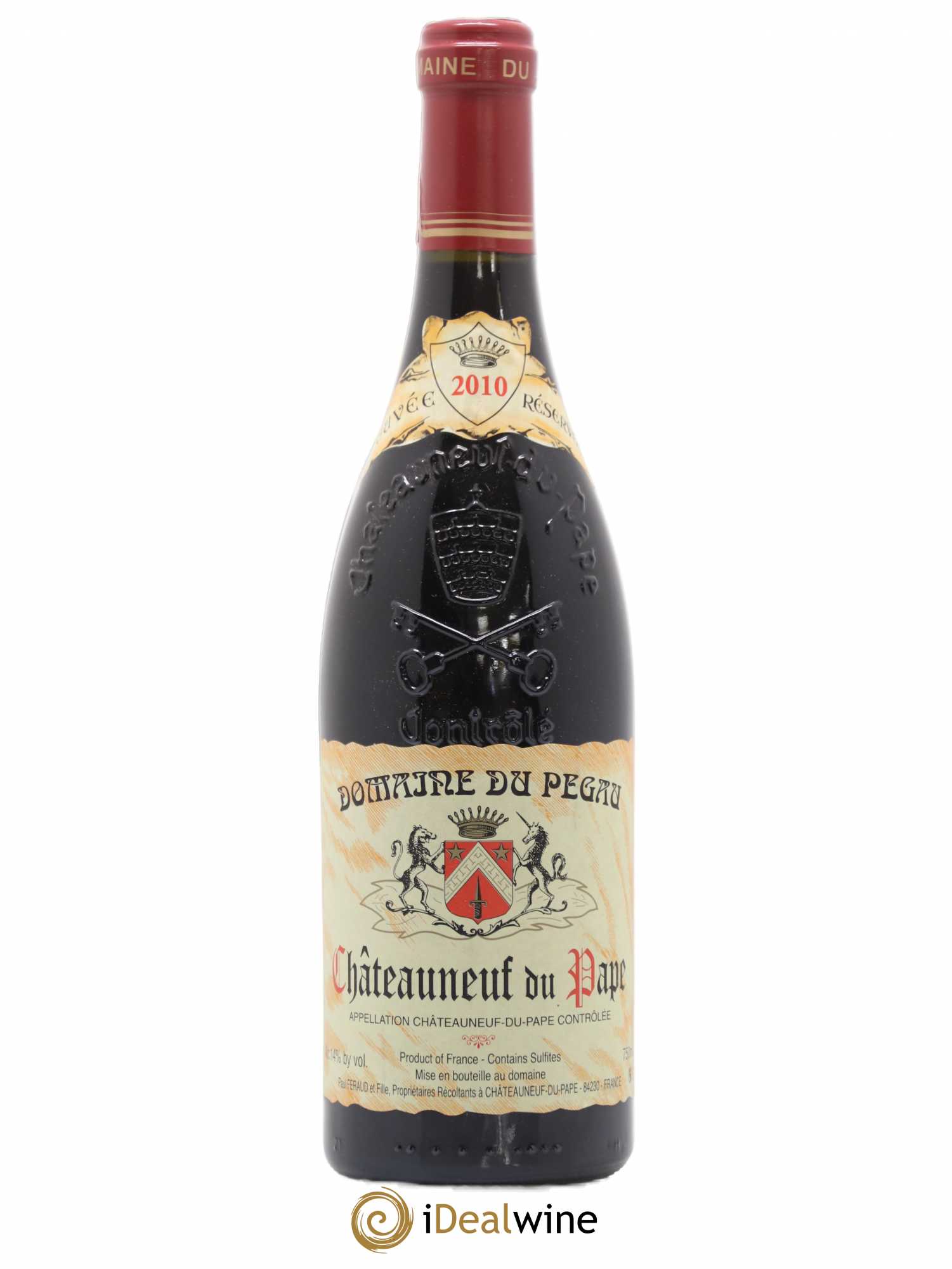 Châteauneuf-du-Pape Domaine du Pégau Cuvée Réservée Paul et Laurence Féraud 2010 - Lot de 1 bouteille - 0