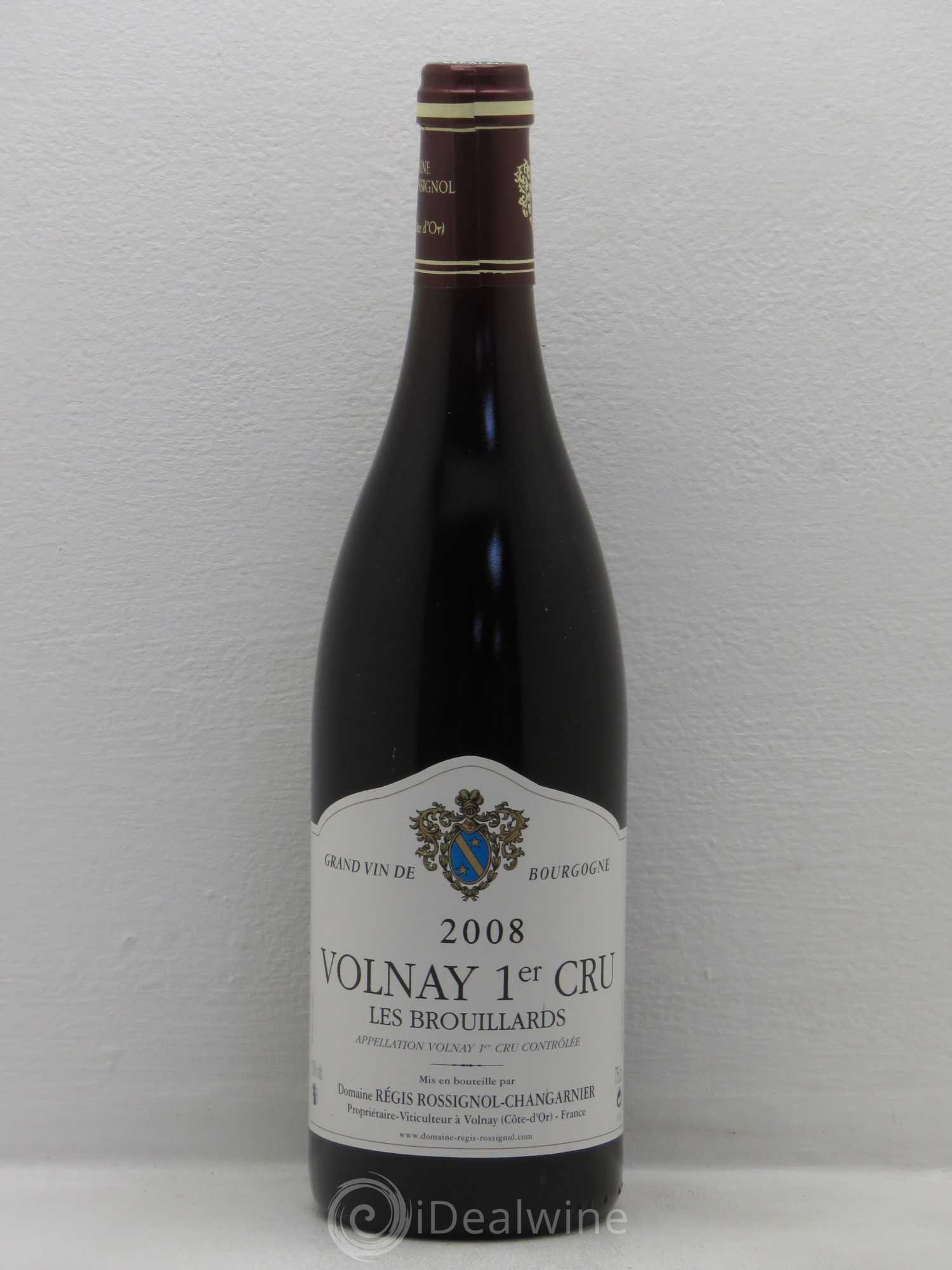 Volnay 1er Cru Régis Rossignol Changarnier (sans prix de réserve) 2008 - Posten von 6 Flaschen - 0