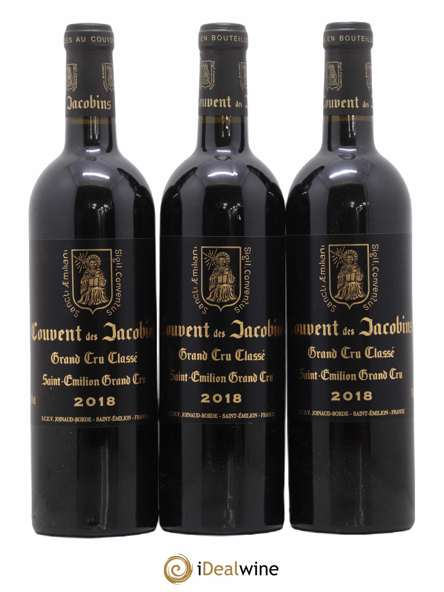 Château Couvent des Jacobins Grand Cru Classé 2018 - Lot de 12 bouteilles - 1