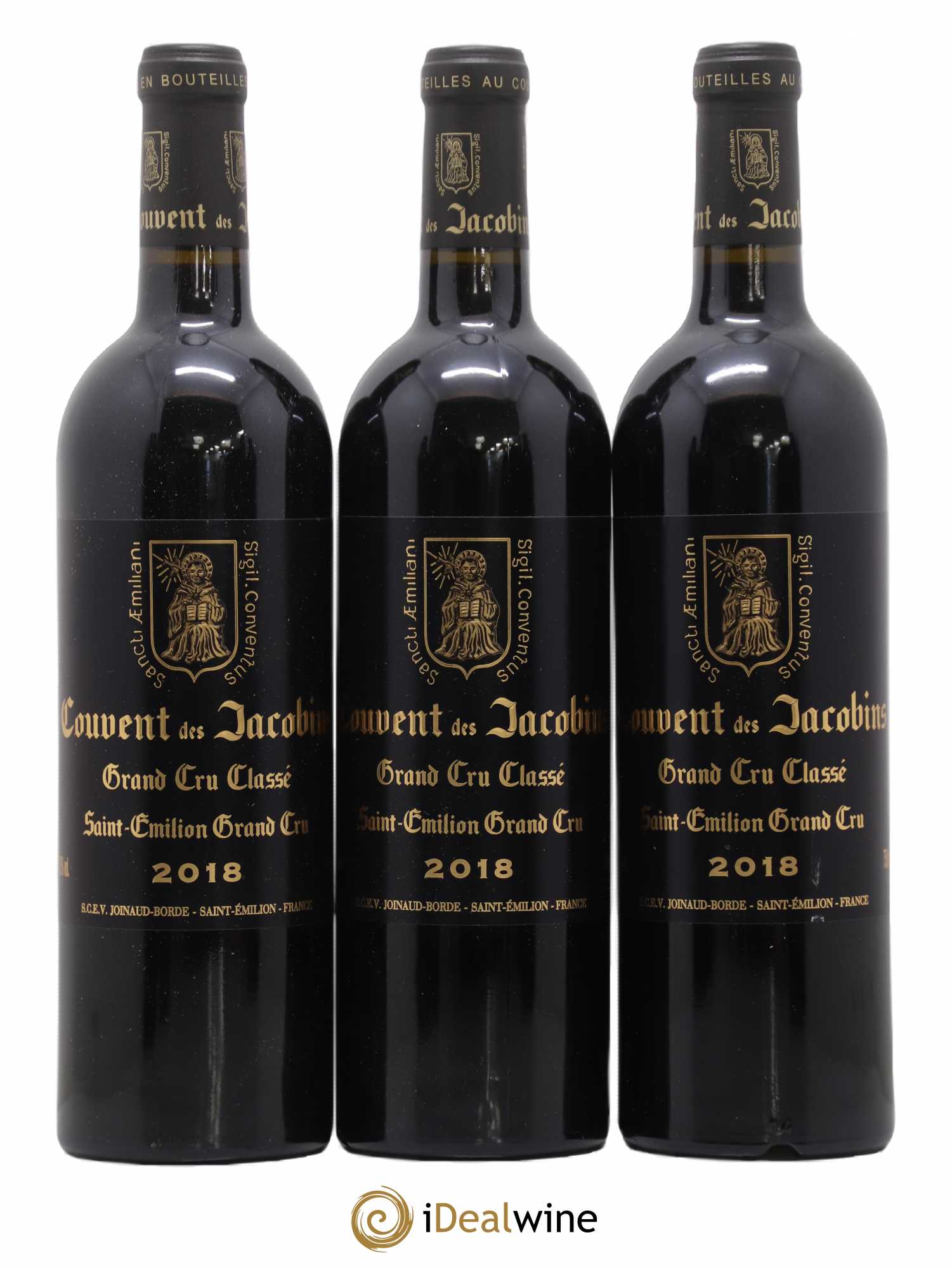 Château Couvent des Jacobins Grand Cru Classé 2018 - Lot de 6 bouteilles - 1