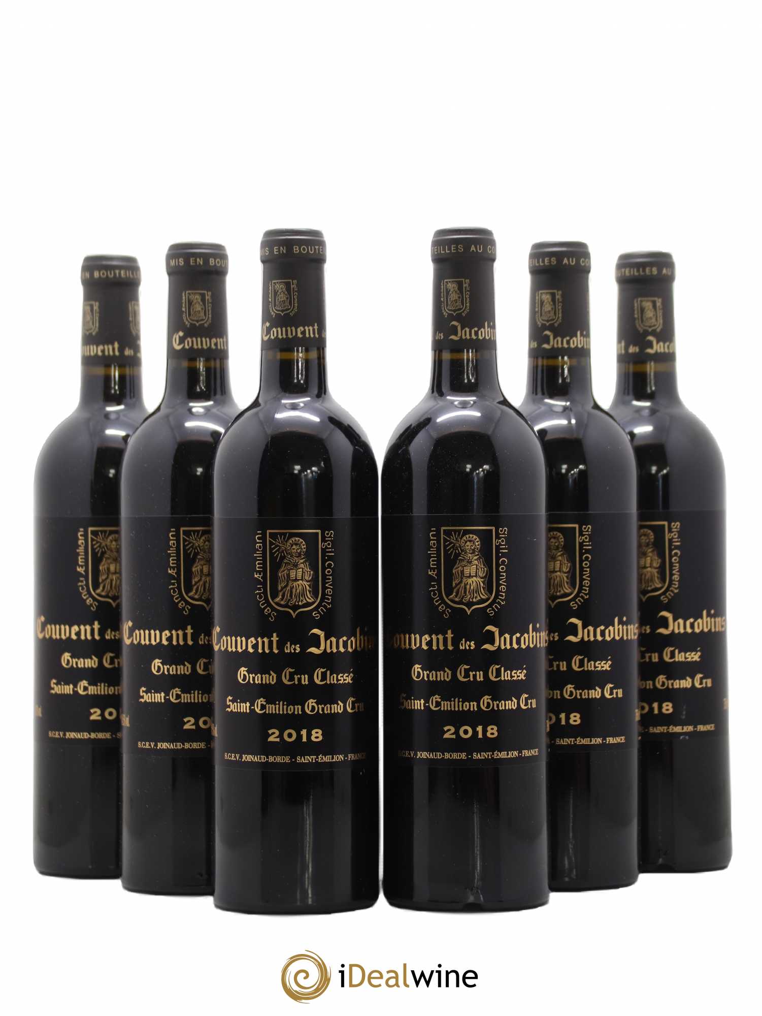 Château Couvent des Jacobins Grand Cru Classé 2018 - Lot de 6 bouteilles - 0