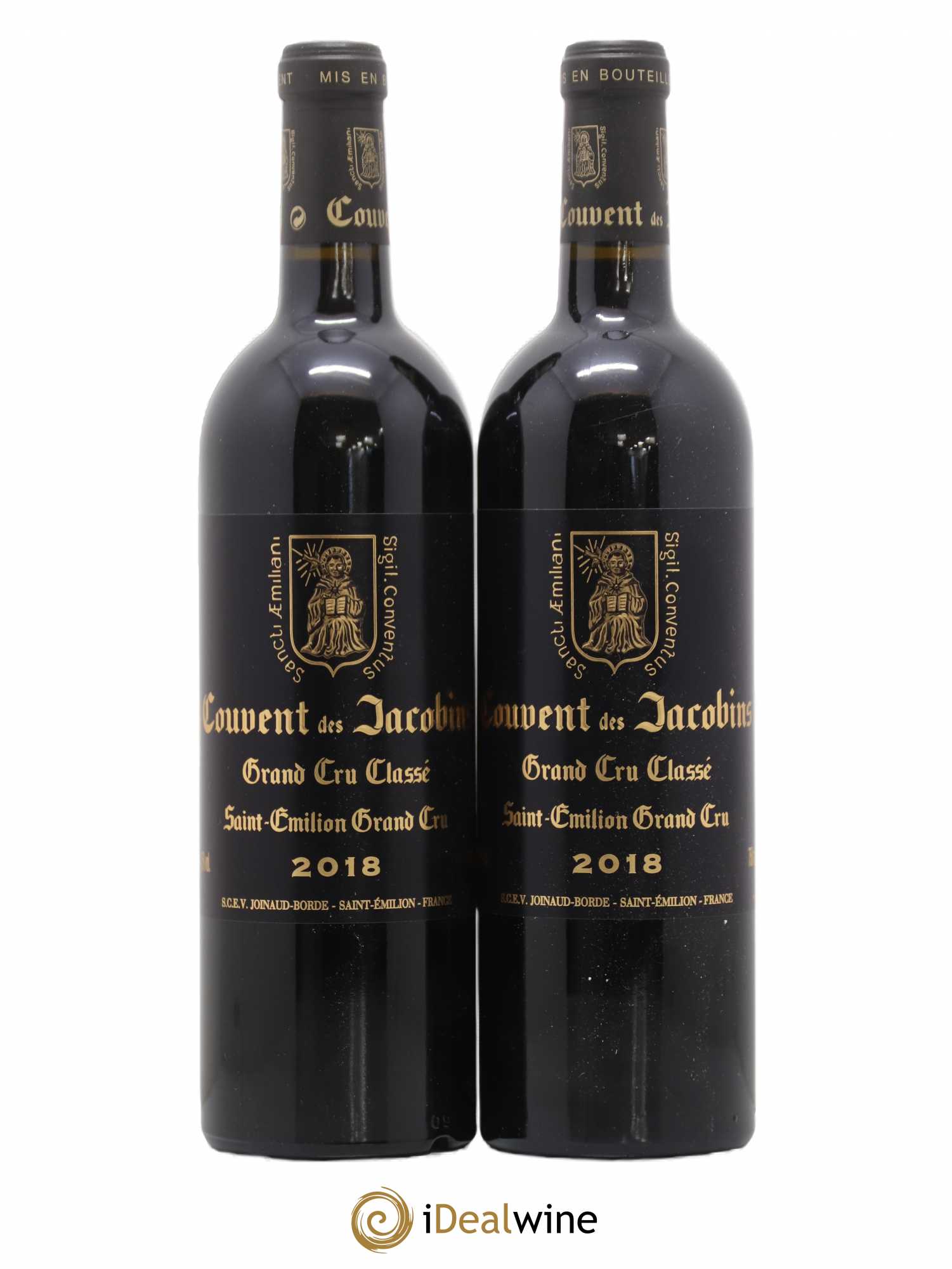 Château Couvent des Jacobins Grand Cru Classé 2018 - Lot de 2 bouteilles - 0
