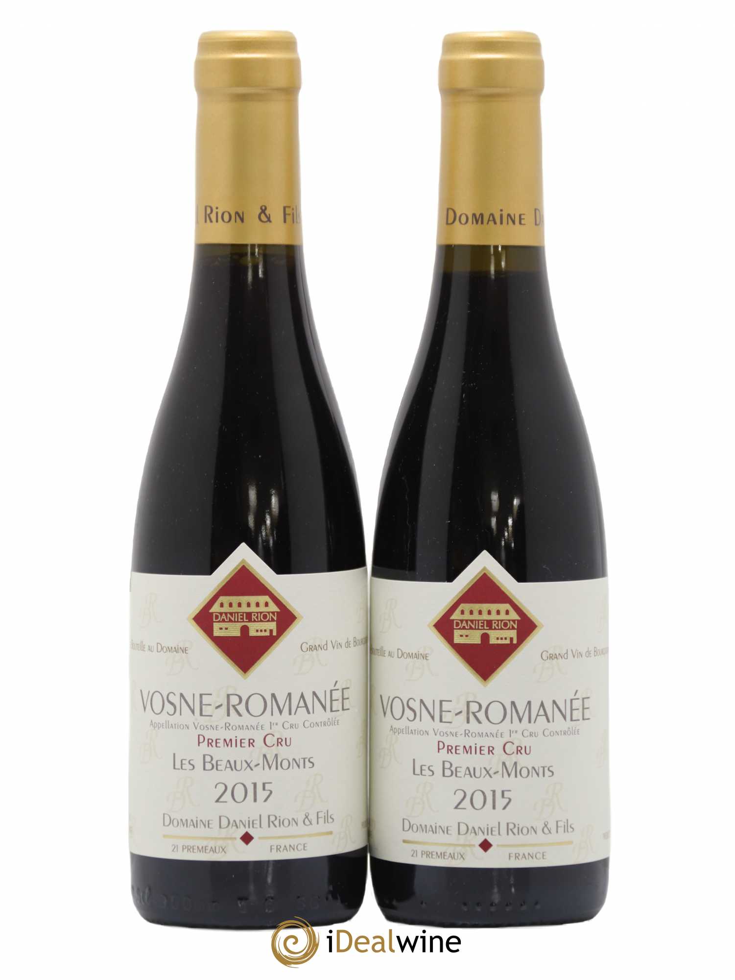 Vosne-Romanée 1er Cru 2015 - Posten von 2 Demi-Flaschen - 0