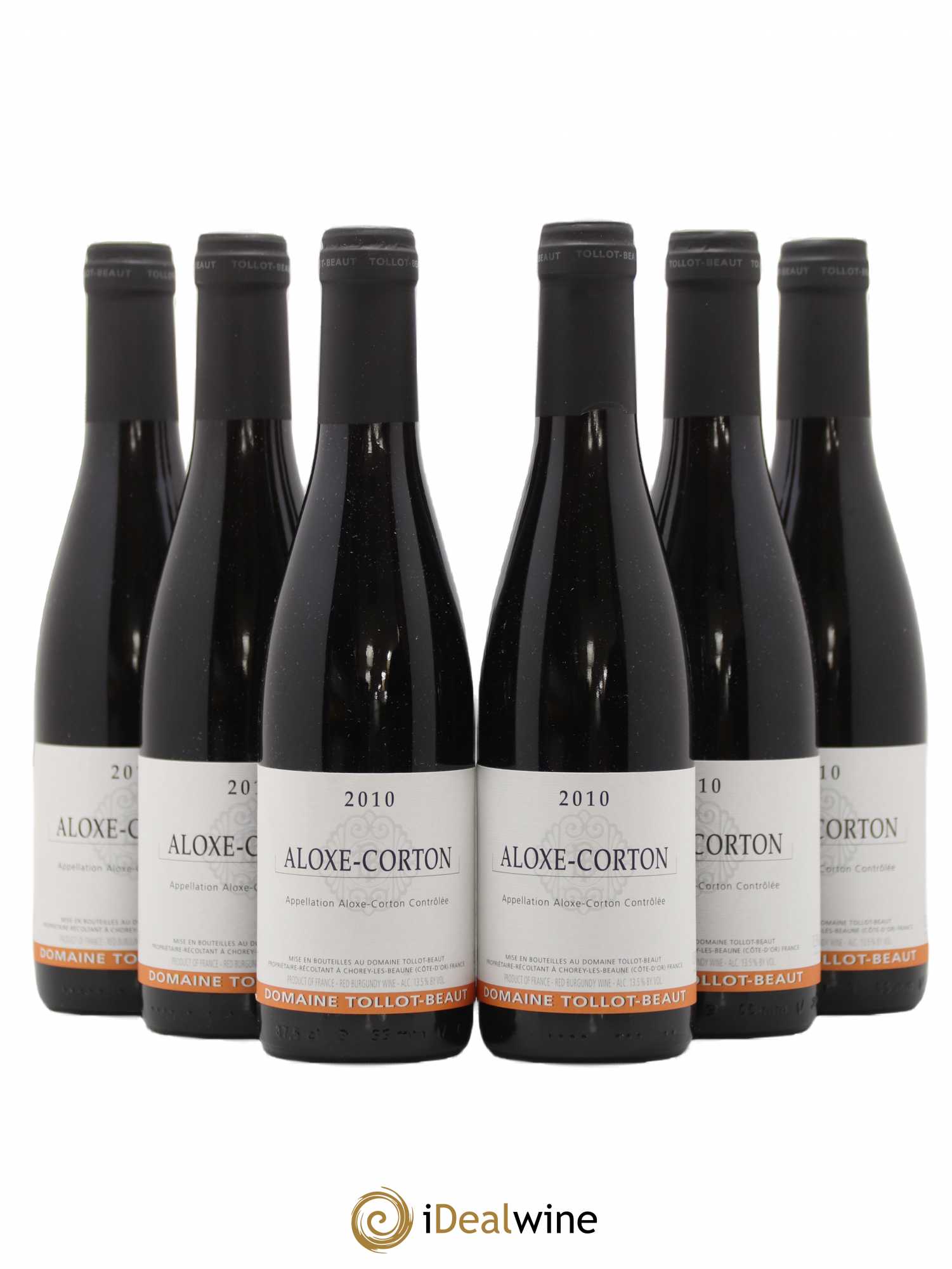 Aloxe-Corton Tollot Beaut (Domaine) 2010 - Lot de 6 demi bouteilles - 0
