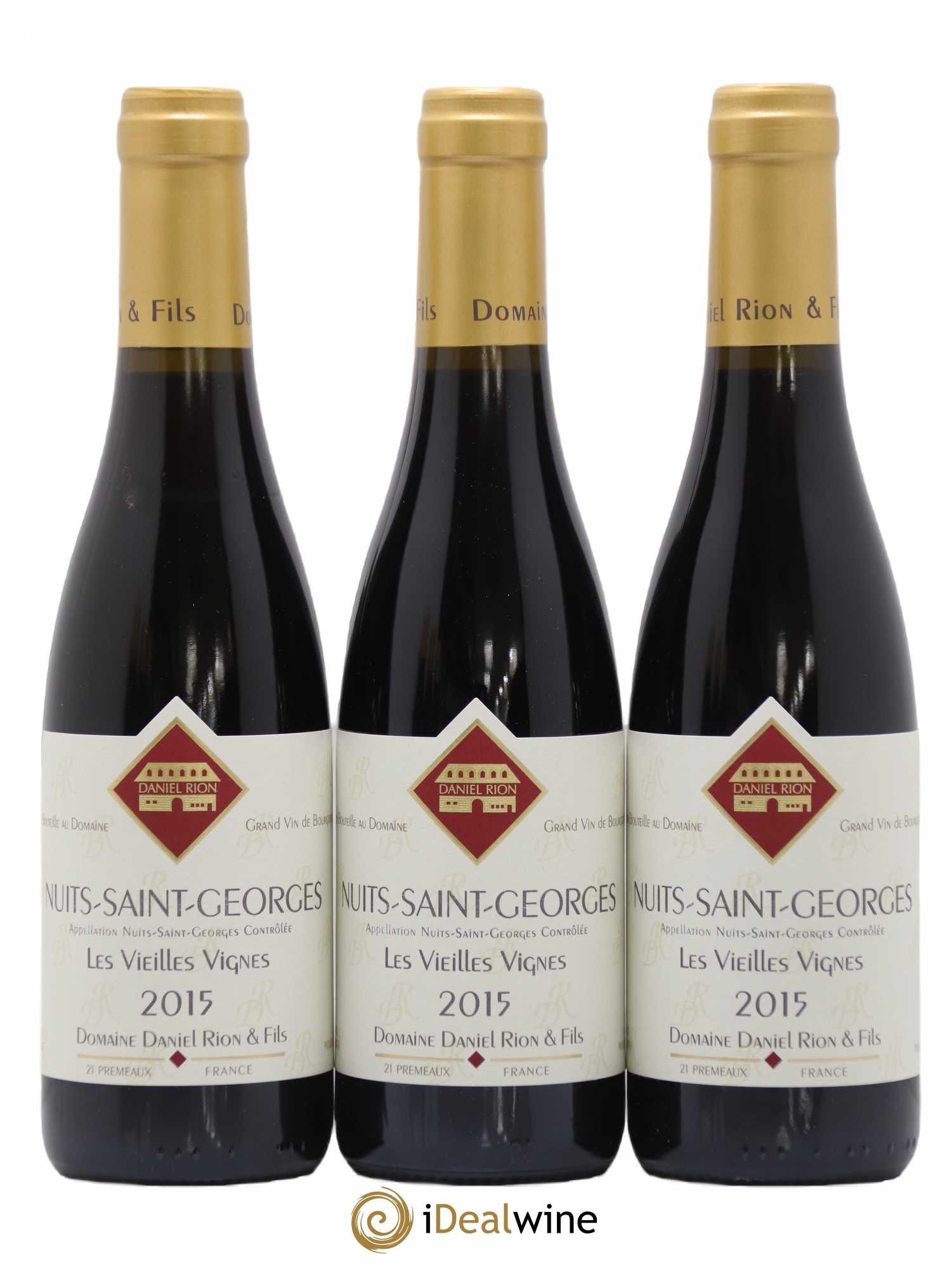 Nuits-Saint-Georges Vieilles Vignes Daniel Rion 2015 - Lot de 12 demi bouteilles - 2