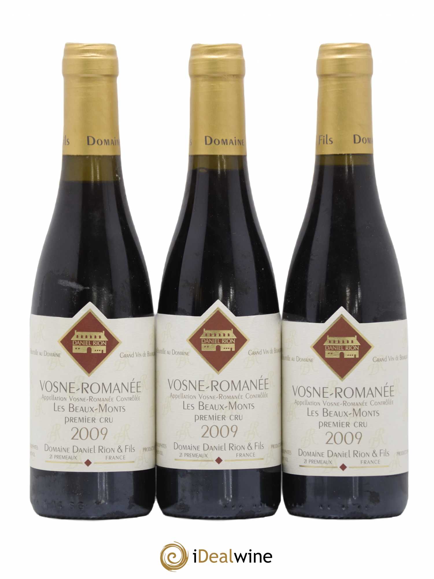 Vosne-Romanée 1er Cru Les Beaux Monts Daniel Rion 2009 - Lot de 6 demi bouteilles - 1