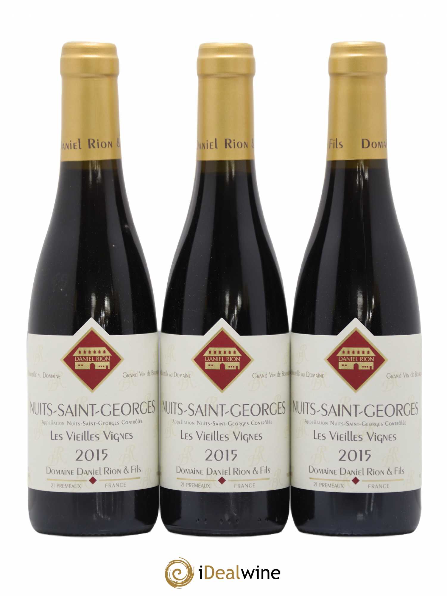 Nuits-Saint-Georges Vieilles Vignes Daniel Rion 2015 - Lot de 6 demi bouteilles - 2