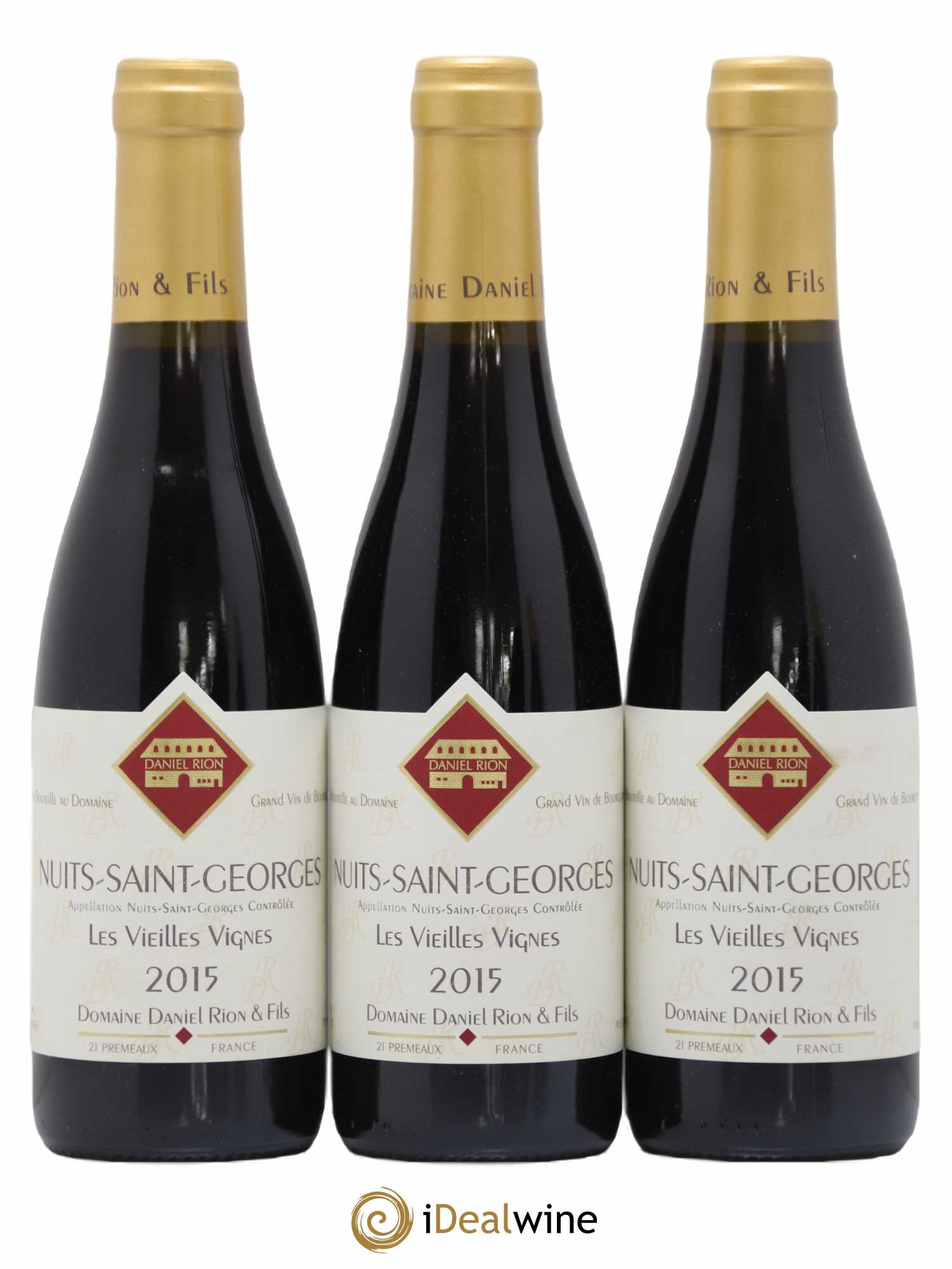 Nuits-Saint-Georges Vieilles Vignes Daniel Rion 2015 - Lot de 6 demi bouteilles - 2