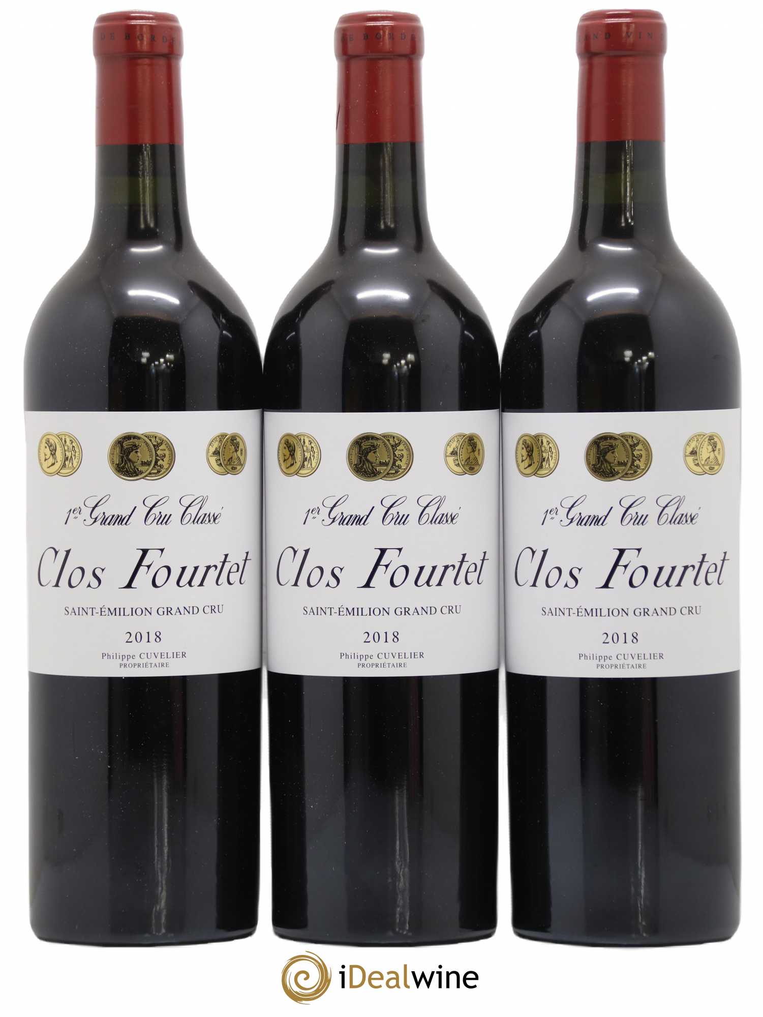 Clos Fourtet 1er Grand Cru Classé B 2018 - Lot de 6 bouteilles - 1