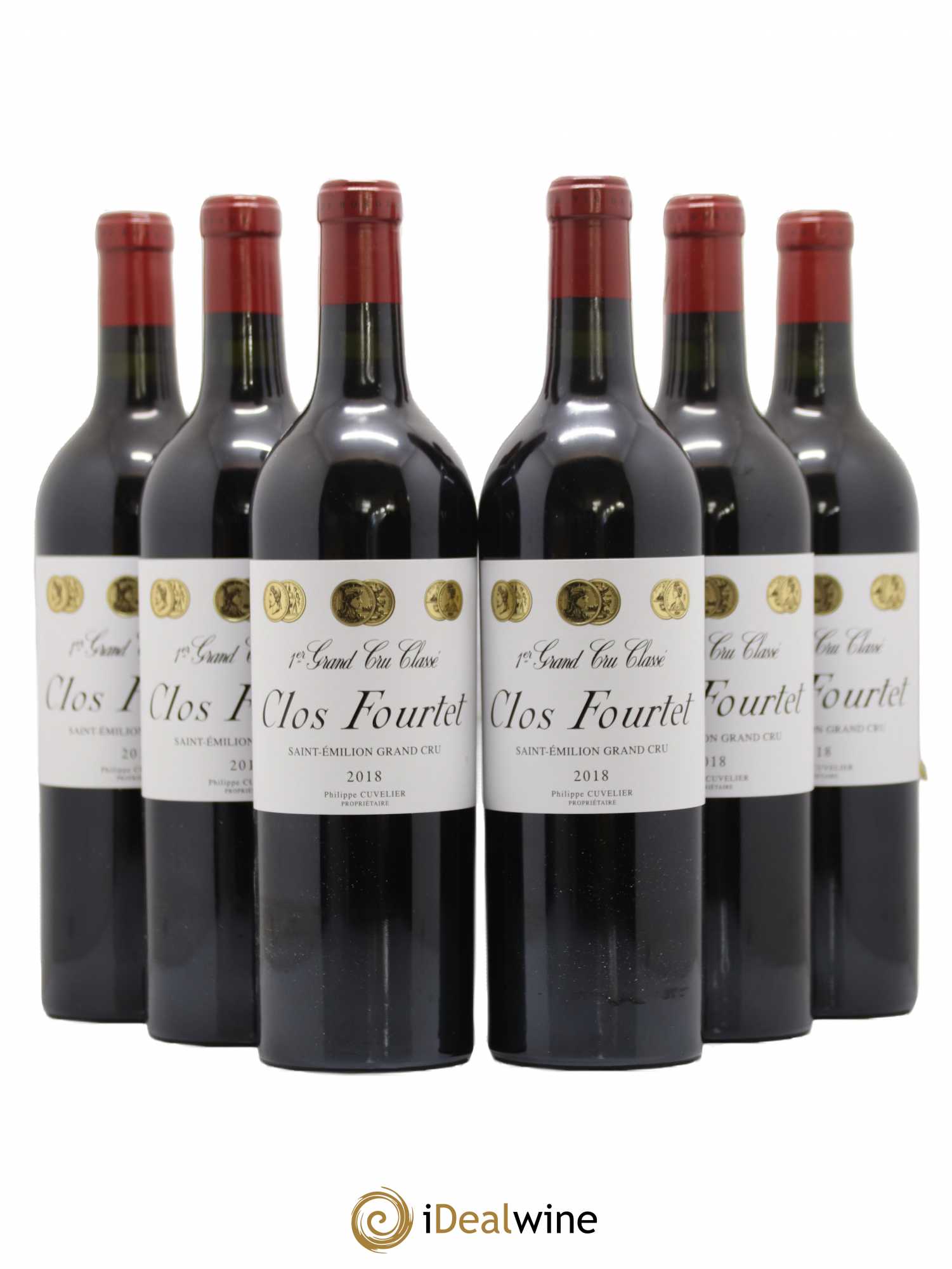 Clos Fourtet 1er Grand Cru Classé B 2018 - Lot de 6 bouteilles - 0