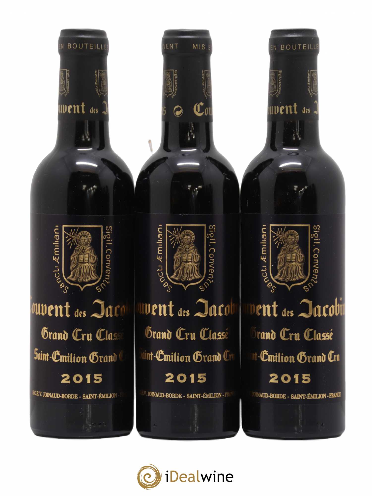 Château Couvent des Jacobins Grand Cru Classé (sans prix de réserve) 2015 - Lot de 6 demi bouteilles - 2