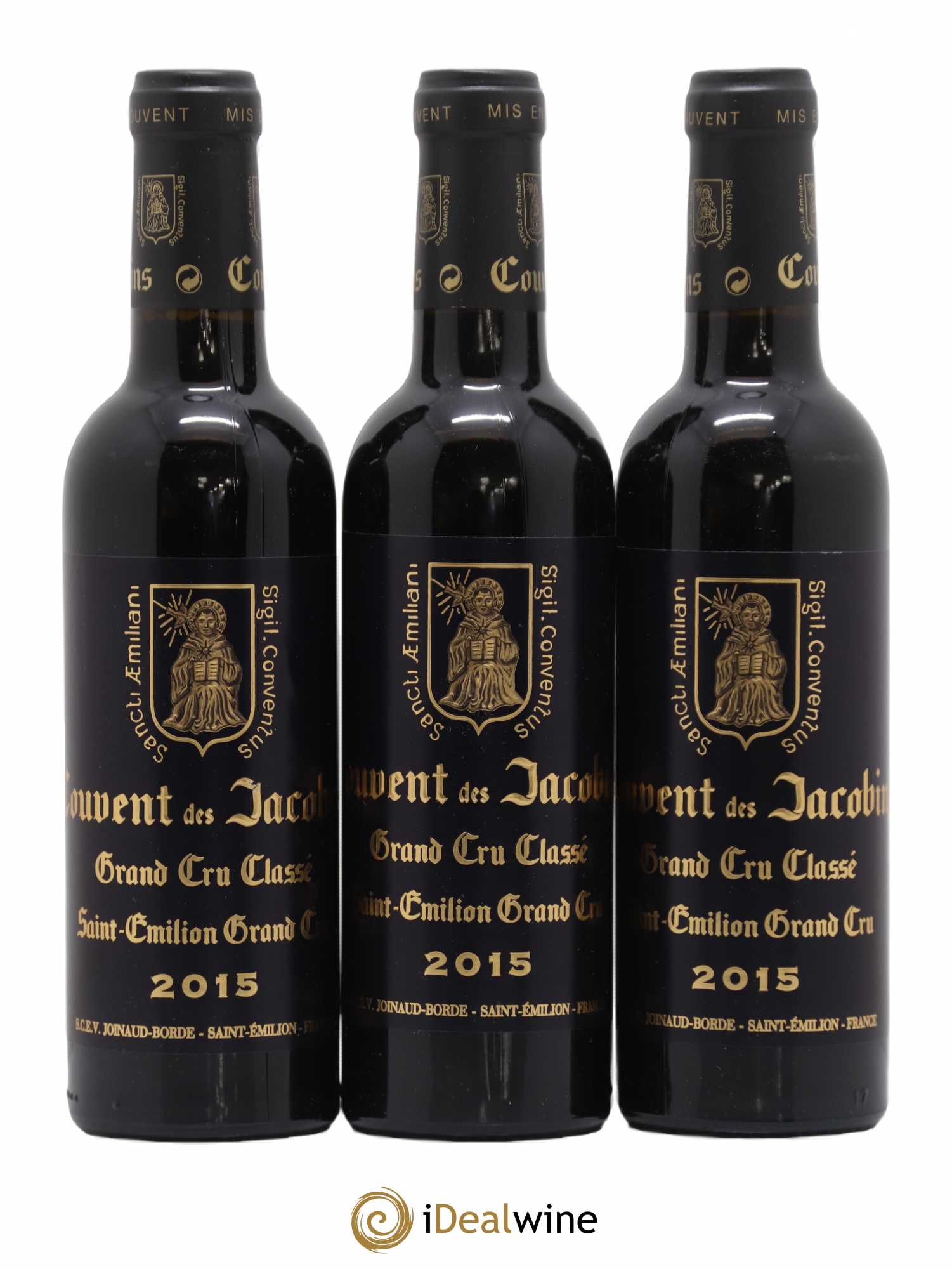 Château Couvent des Jacobins Grand Cru Classé 2015 - Posten von 6 Demi-Flaschen - 1
