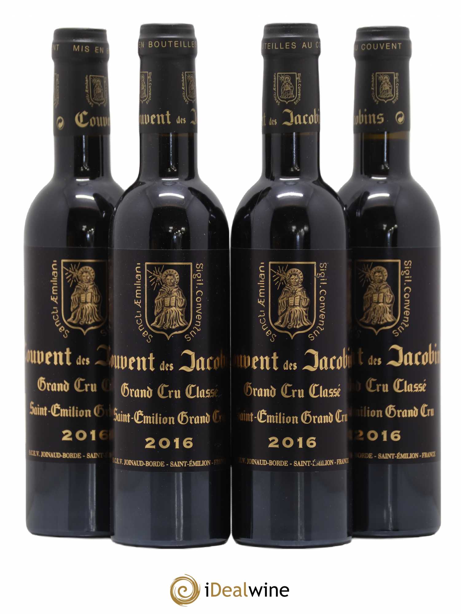 Château Couvent des Jacobins Grand Cru Classé 2016 - Lot de 4 demi bouteilles - 0