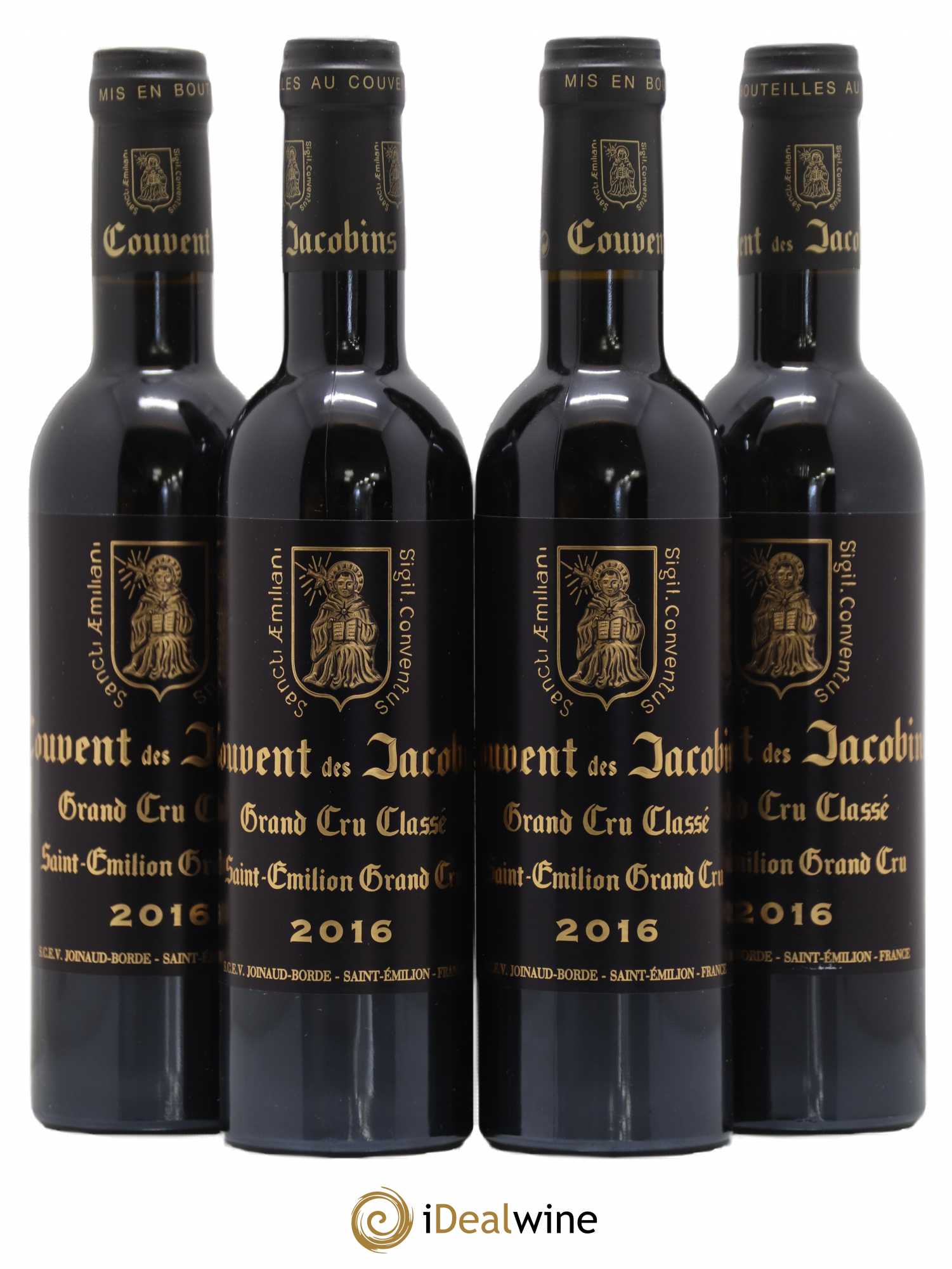 Château Couvent des Jacobins Grand Cru Classé 2016 - Lot de 4 demi bouteilles - 0