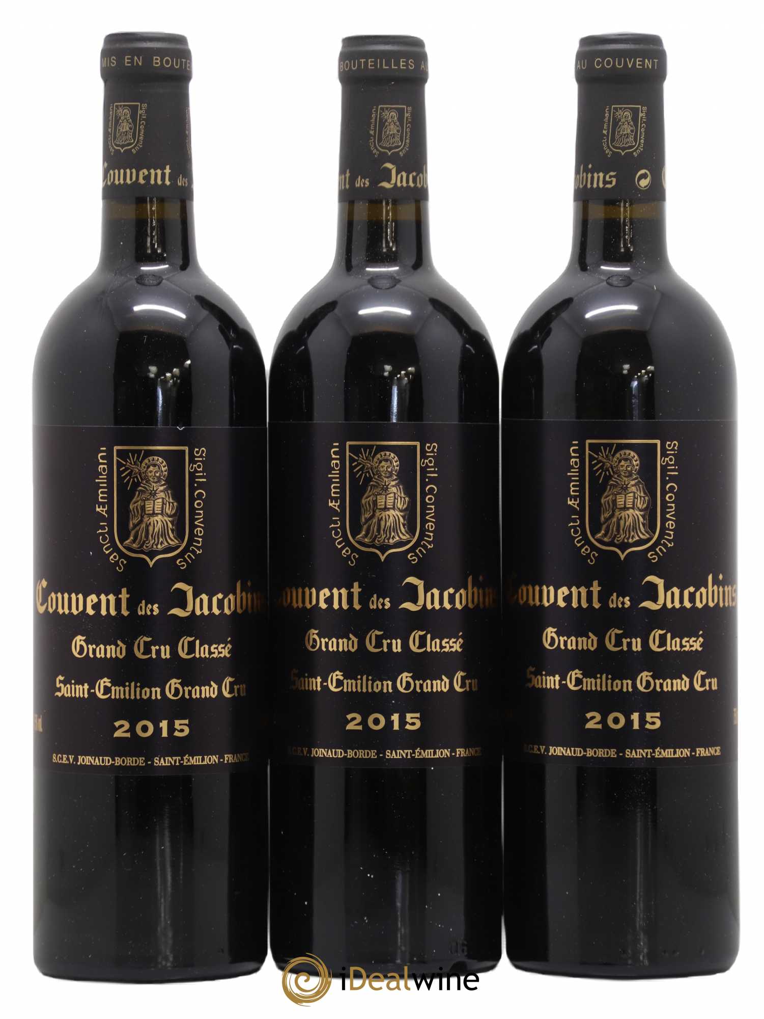 Château Couvent des Jacobins Grand Cru Classé 2015 - Lot de 6 bouteilles - 1