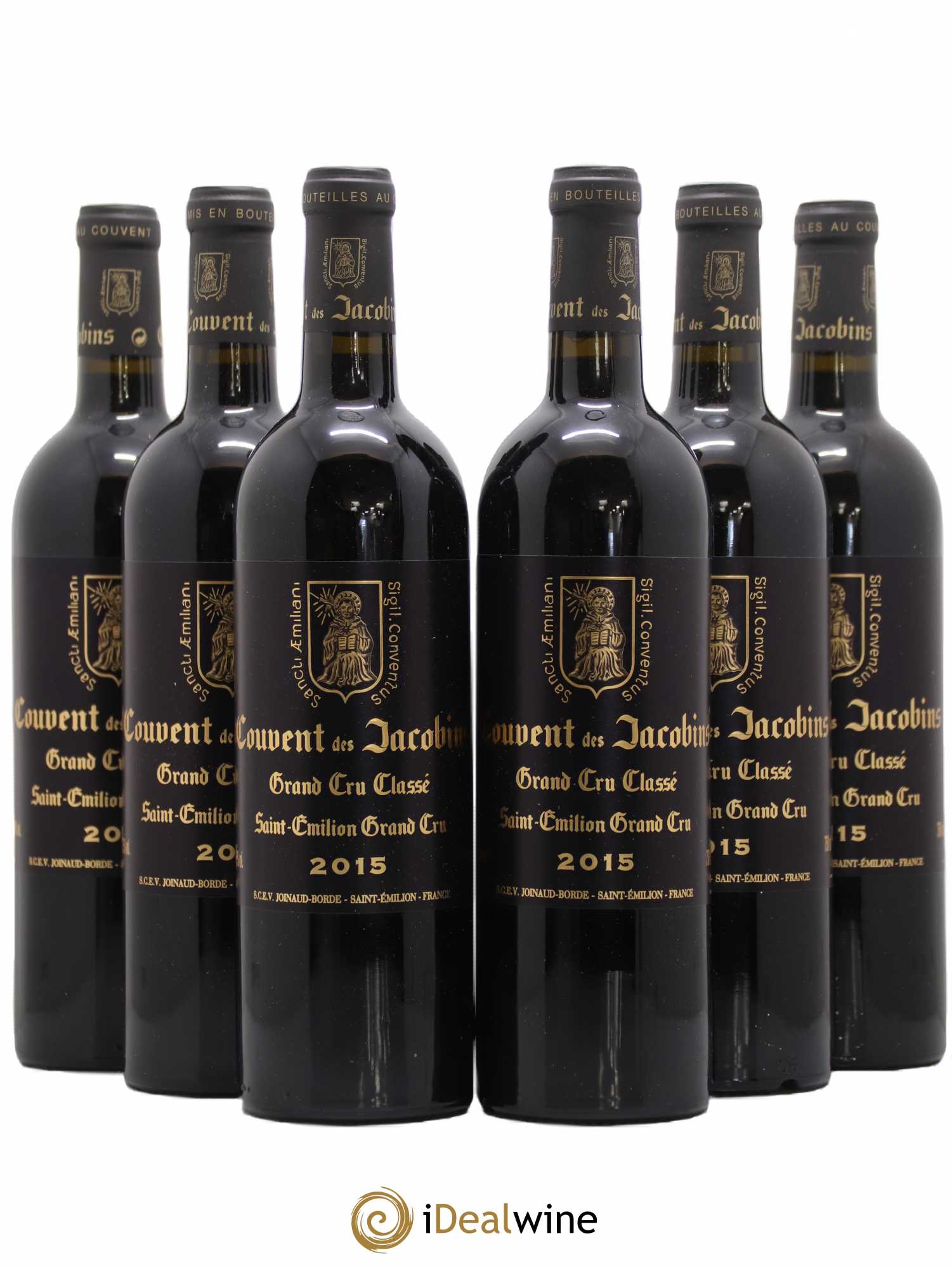 Château Couvent des Jacobins Grand Cru Classé 2015 - Lot de 6 bouteilles - 0