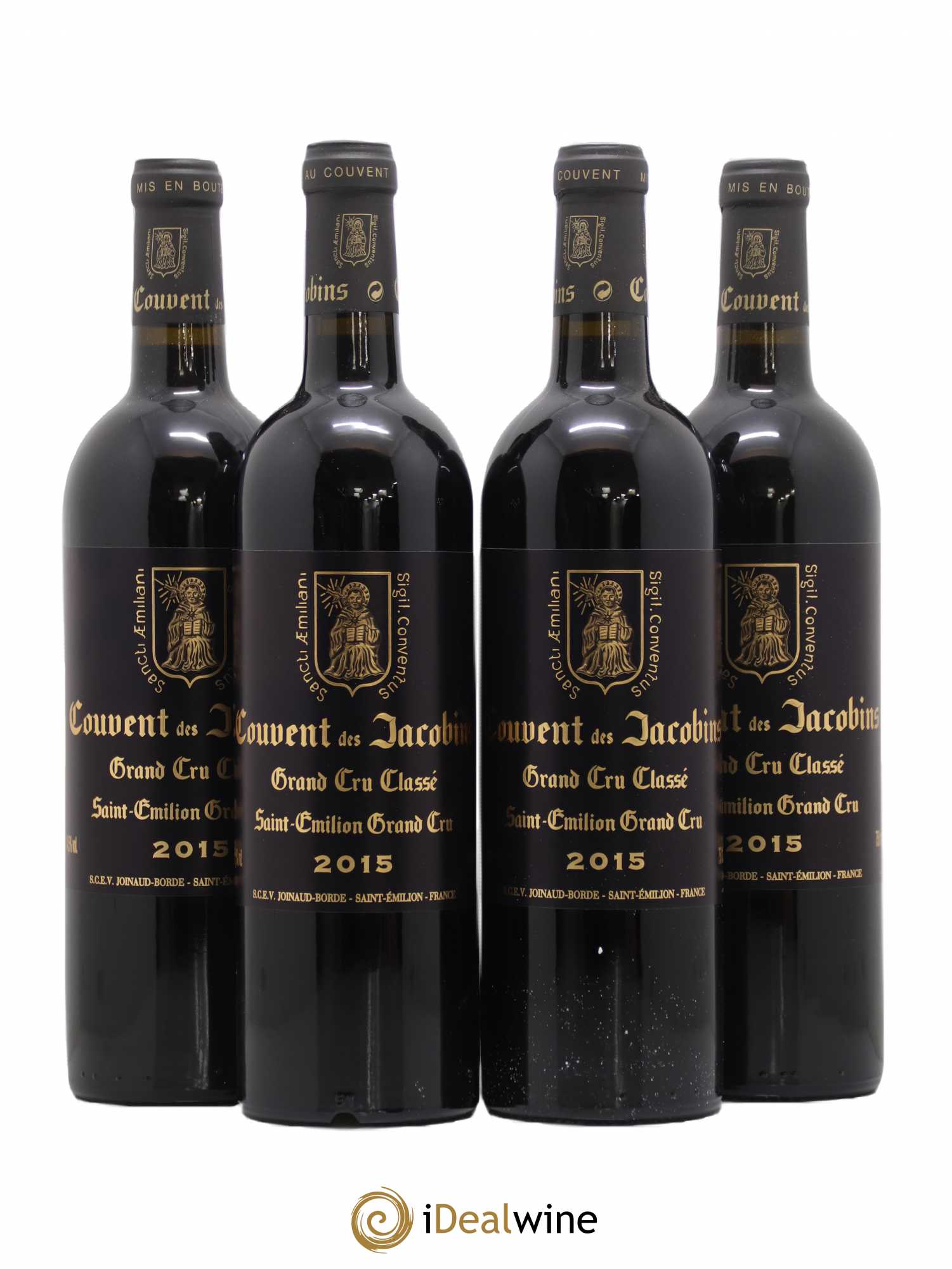 Château Couvent des Jacobins Grand Cru Classé 2015 - Lot de 4 bouteilles - 0