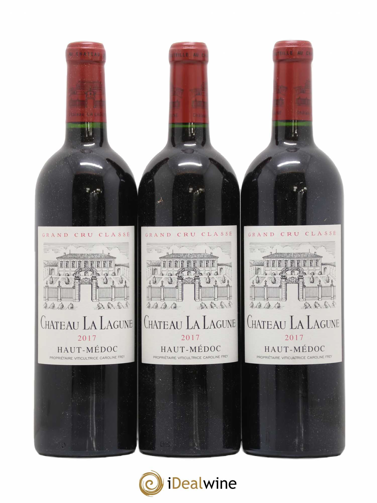Château la Lagune 3ème Grand Cru Classé 2017 - Lot de 3 bouteilles - 0