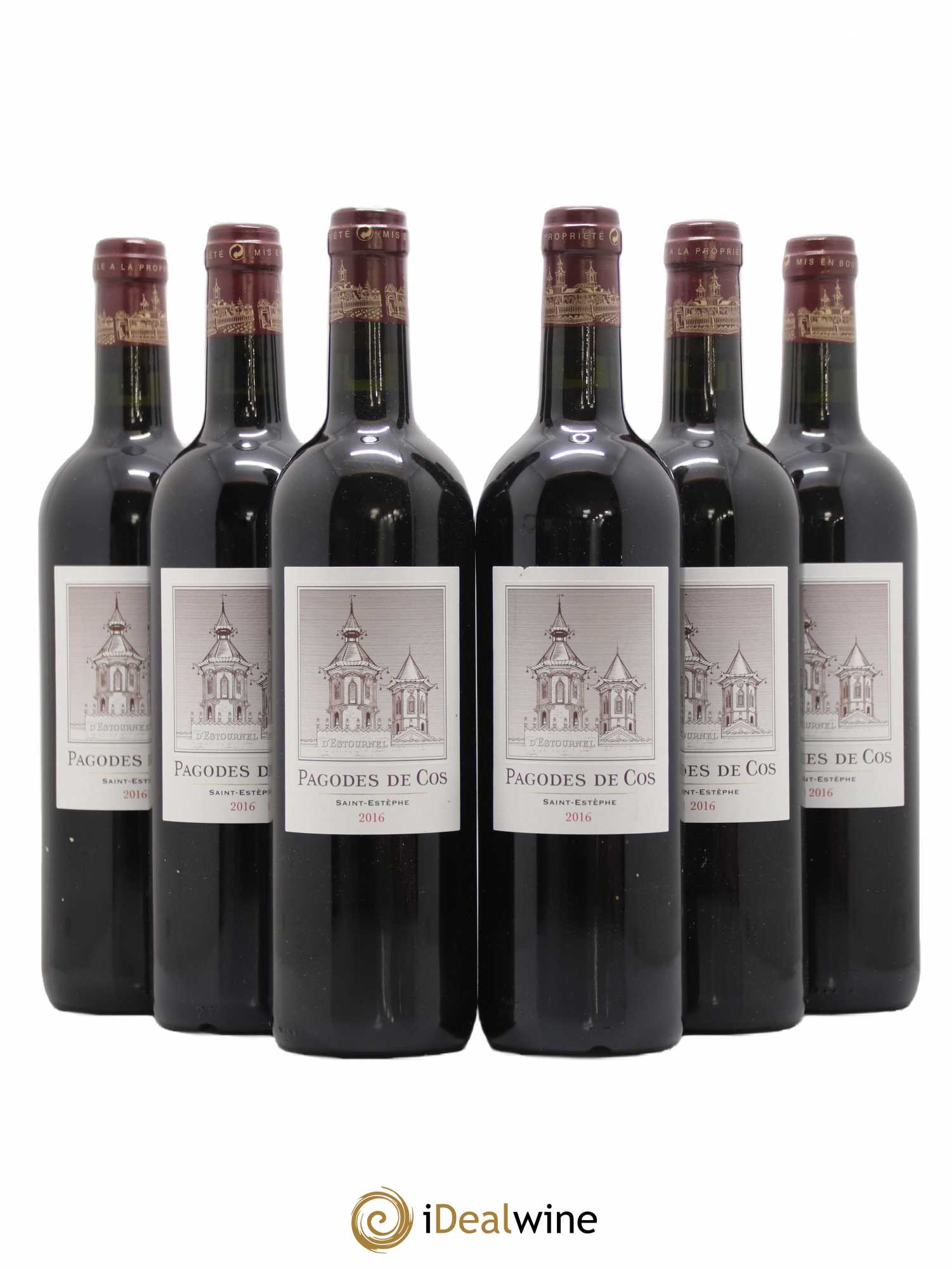 Les Pagodes de Cos Second Vin 2016 - Lot de 6 bouteilles - 0