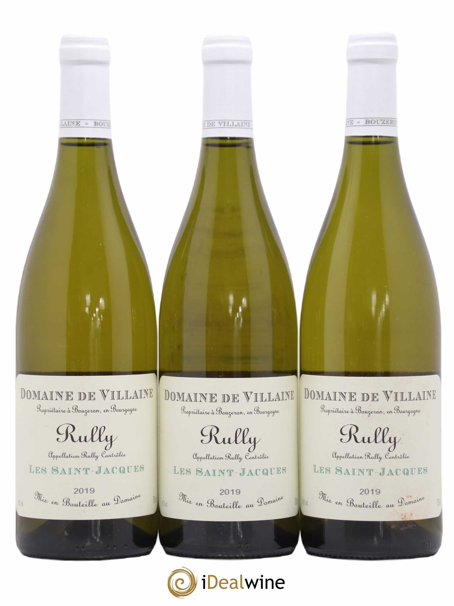 Rully Les Saint-Jacques Domaine de Villaine 2019 - Lot de 3 bouteilles - 0