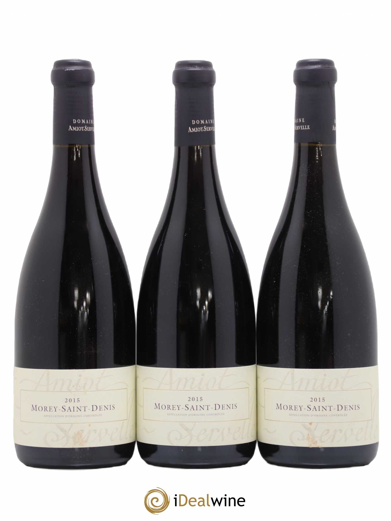 Morey-Saint-Denis Amiot-Servelle 2015 - Lot de 3 bouteilles - 0