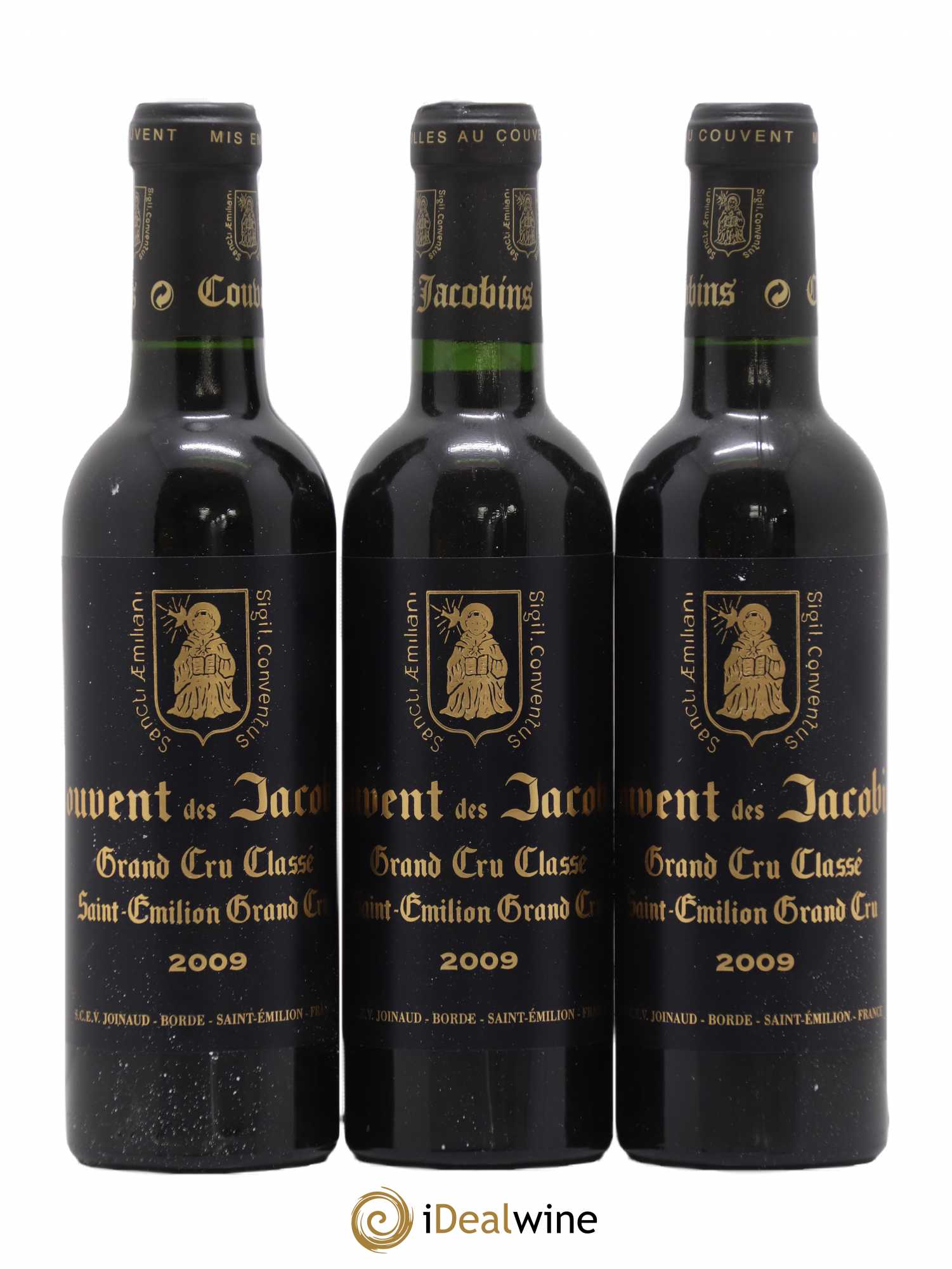 Château Couvent des Jacobins Grand Cru Classé 2009 - Lot de 12 demi bouteilles - 1