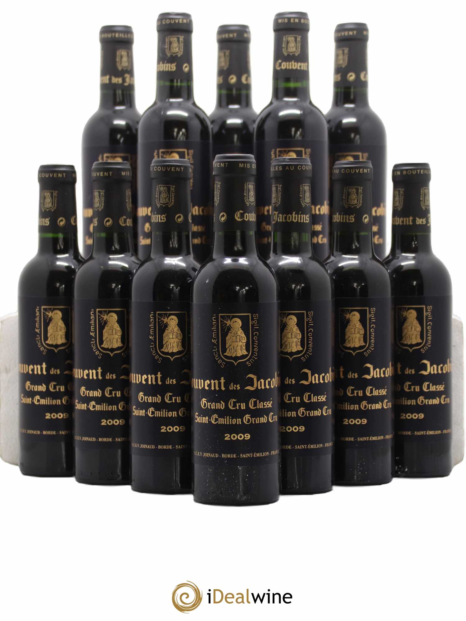 Château Couvent des Jacobins Grand Cru Classé 2009 - Lot de 12 demi bouteilles - 0