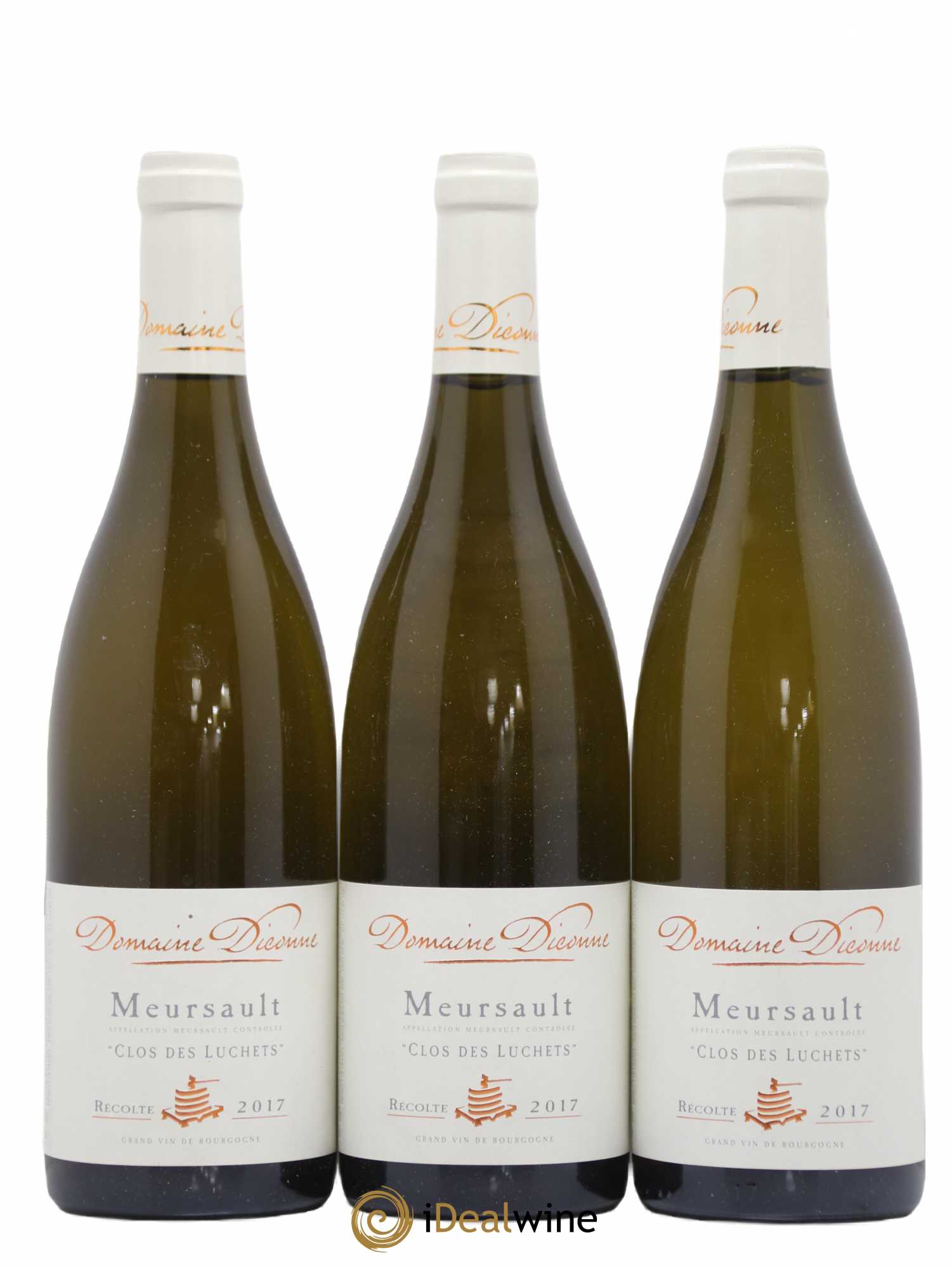 Meursault 1er Cru Clos des Luchets Domaine Diconne 2017 - Posten von 3 Flaschen - 0