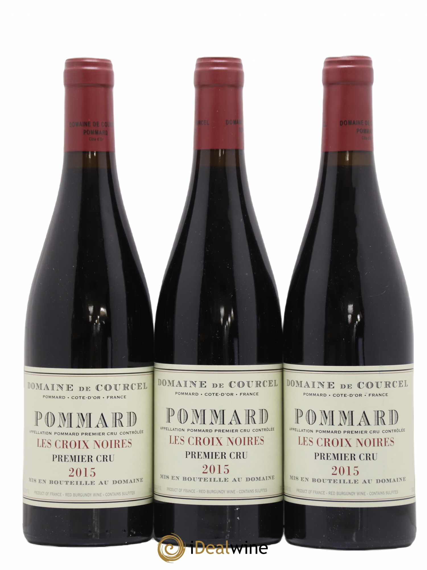 Pommard 1er Cru Les Croix Noires de Courcel (Domaine) 2015 - Lot de 3 bouteilles - 0