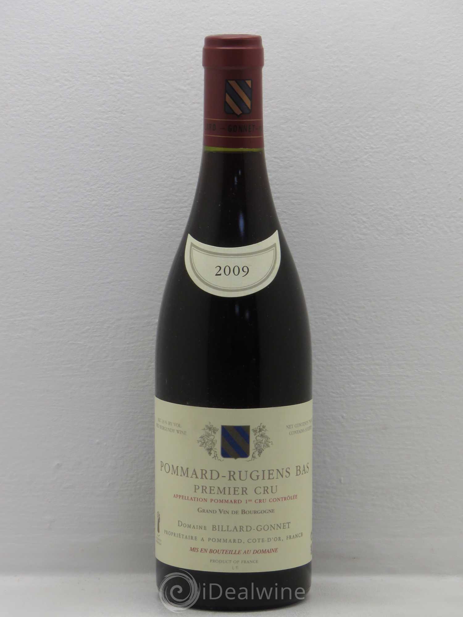 Pommard 1er Cru Billard Gonnet 2009 - Lot de 6 bouteilles - 0