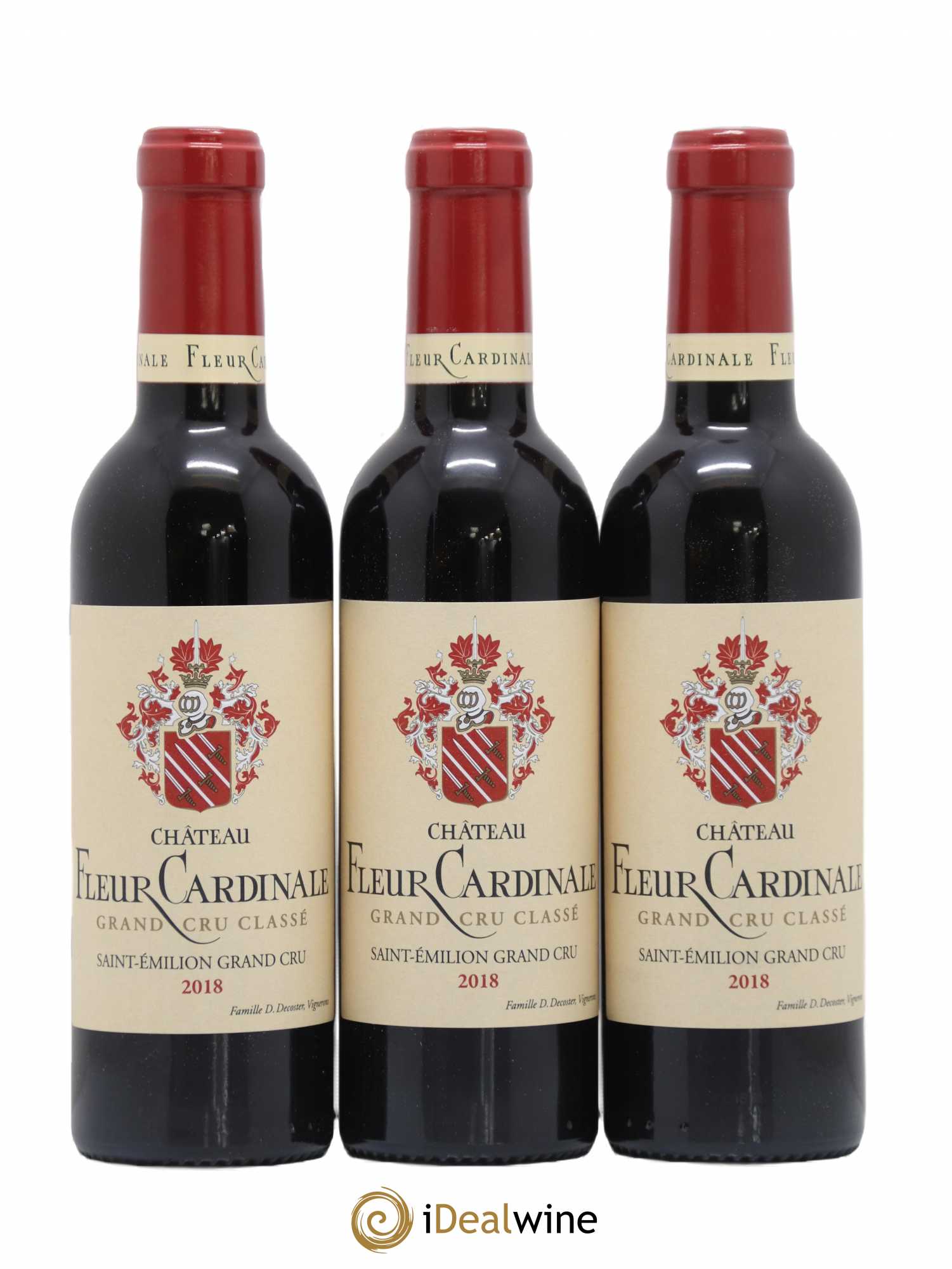 Château Fleur Cardinale Grand Cru Classé 2018 - Lot de 12 demi bouteilles - 1