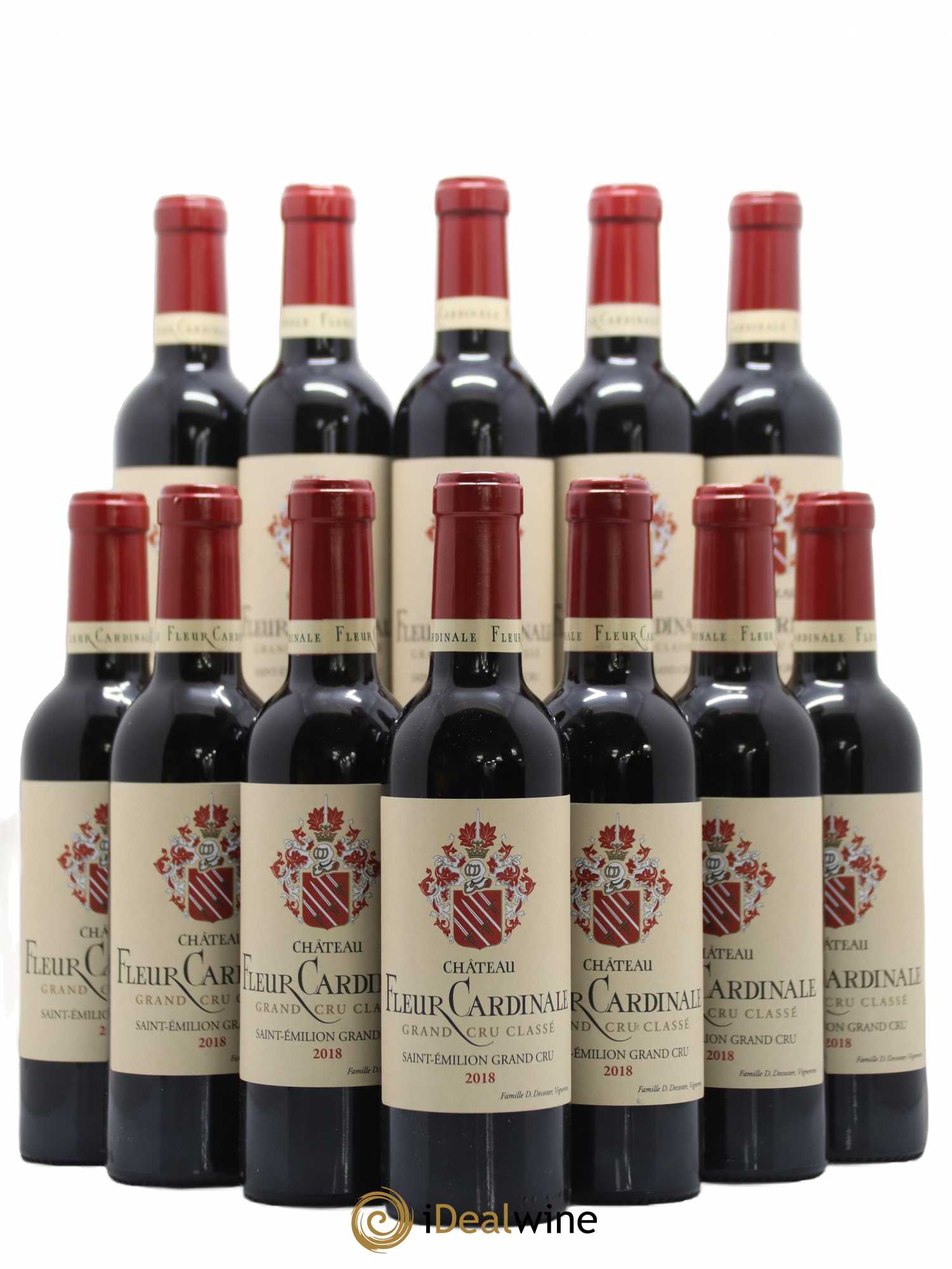 Château Fleur Cardinale Grand Cru Classé 2018 - Lot de 12 demi bouteilles - 0