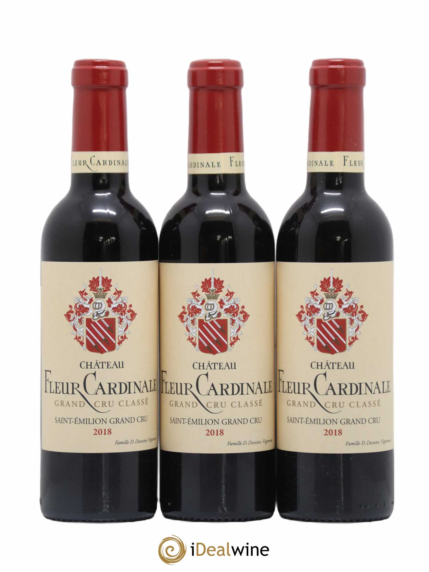 Château Fleur Cardinale Grand Cru Classé 2018 - Lot de 12 demi bouteilles - 1