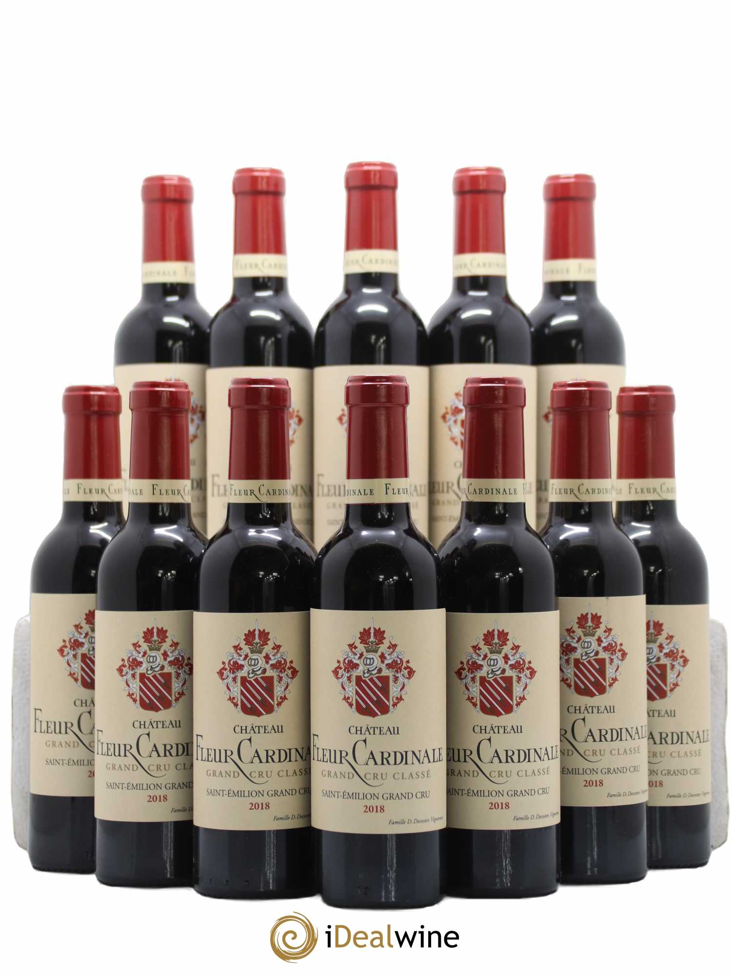 Château Fleur Cardinale Grand Cru Classé 2018 - Lot de 12 demi bouteilles - 0